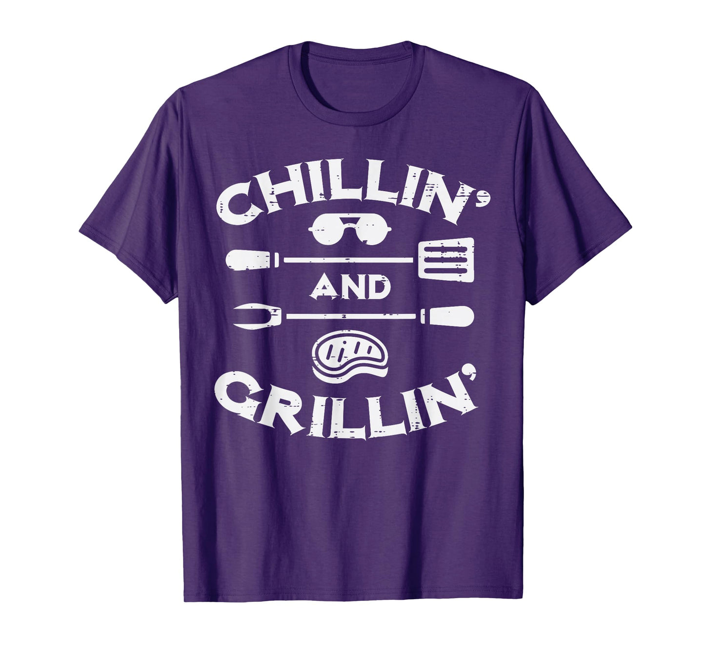 Bbq Chillin And Grillin Barbecue Pit Men Women Kids T-Shirt