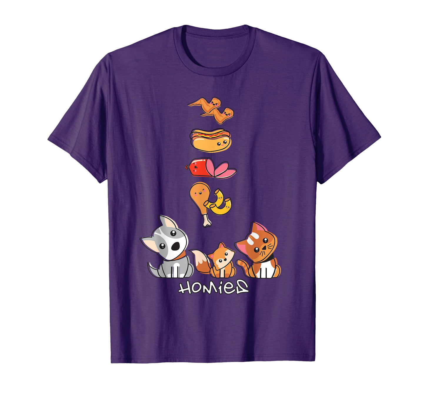 Chicken Wing, Chicken Wing, Hot Dog & Bologna T-Shirt for Men Women Girls Kids