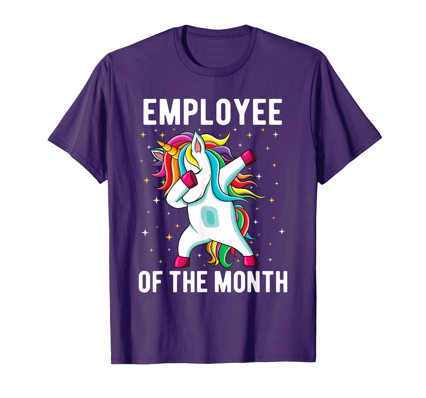 SOMMAS Unicorn Lover Employee Appreciation T-Shirt, Women's, Black, Small, Short Sleeve, Classic Fit, Cotton 60% Polyester 40%