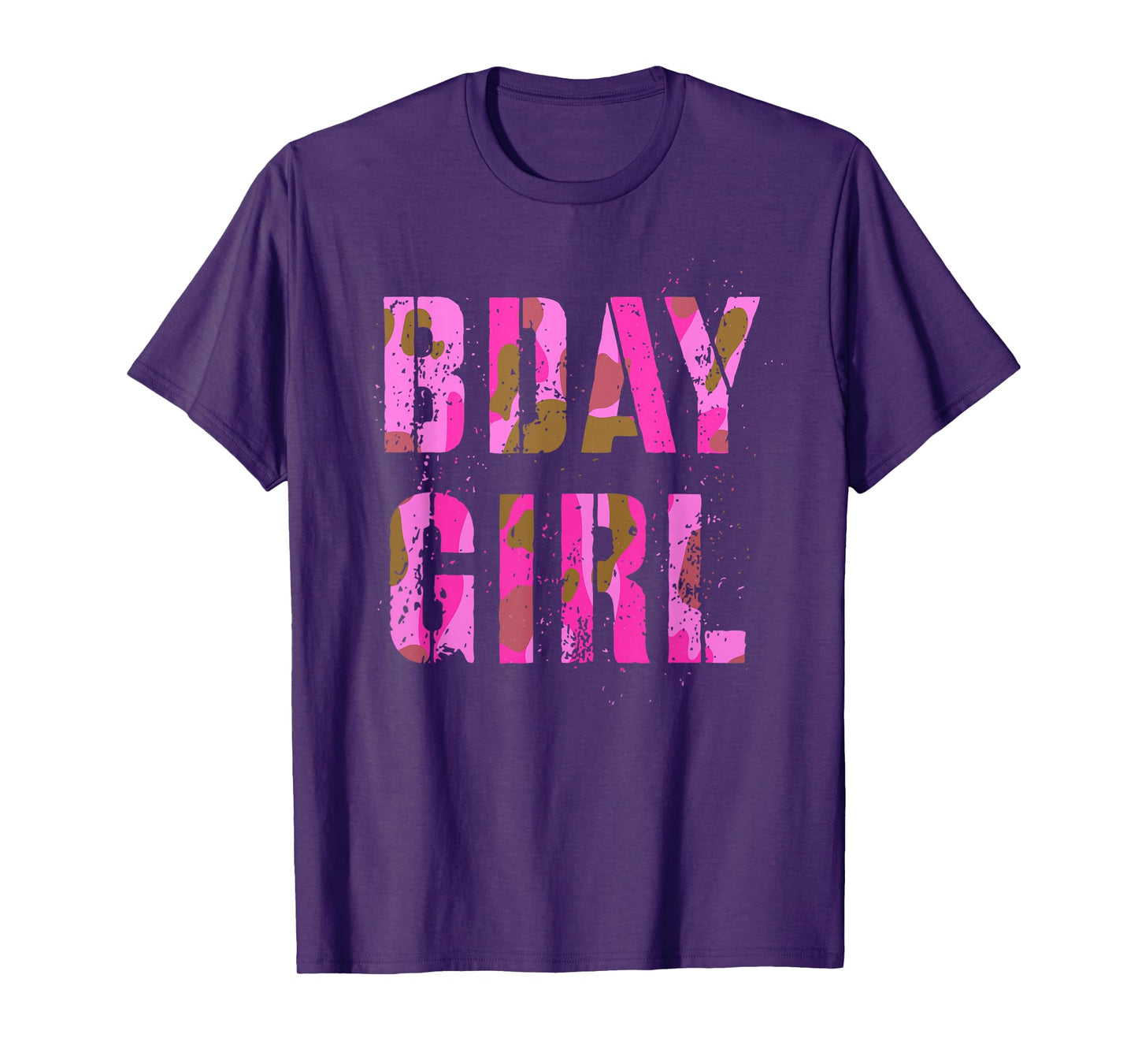 Camouflage Hunter BDAY GIRL Pink Camo Huntress Birthday Mom T-Shirt