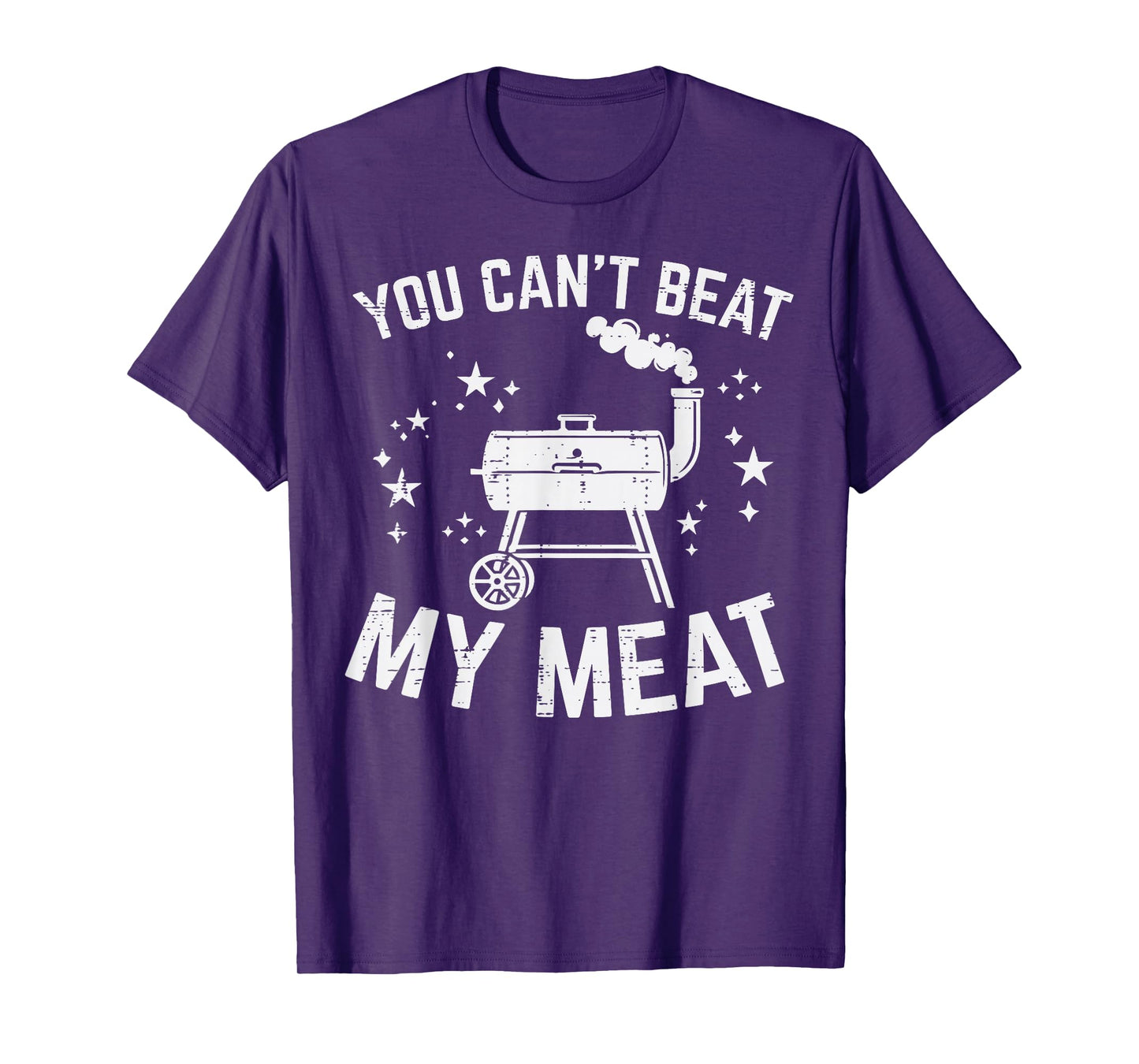 Bbq You Cant Beat My Meat Funny Barbecue Pun Dad Men Women T-Shirt