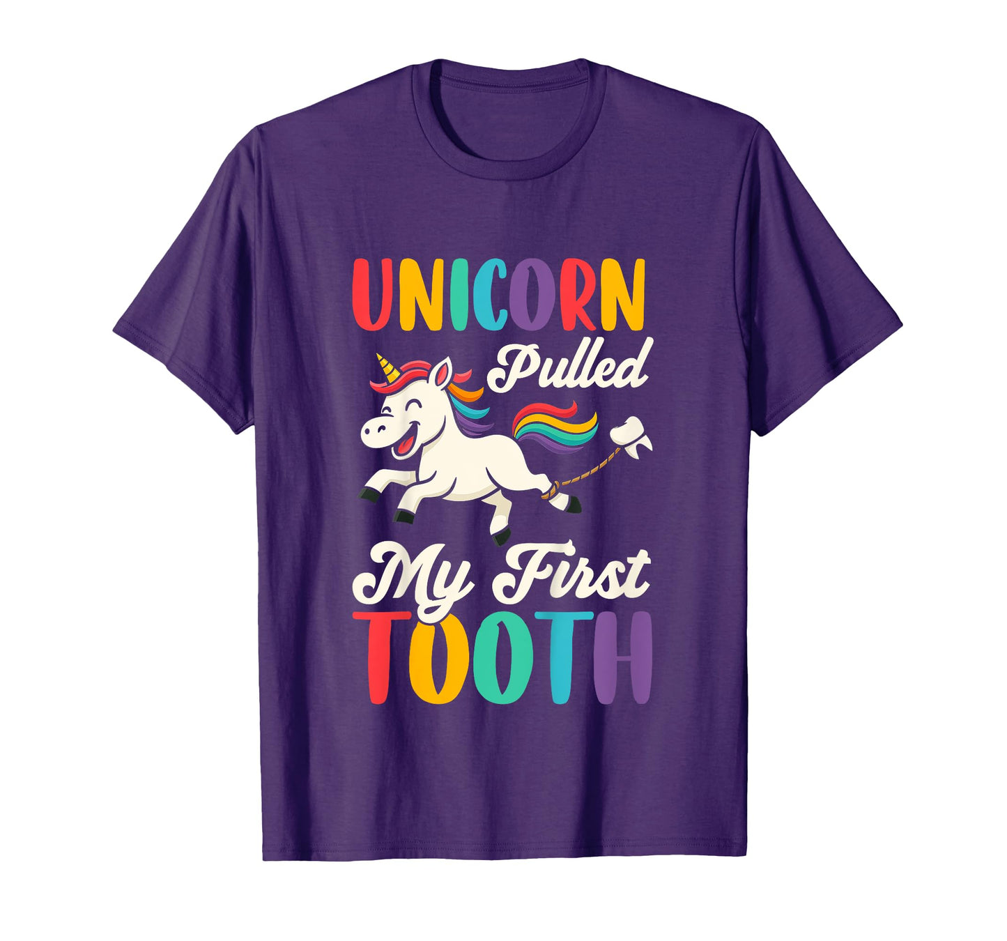 Kids Unicorn Lost my first tooth Funny first tooth loss T-Shirt