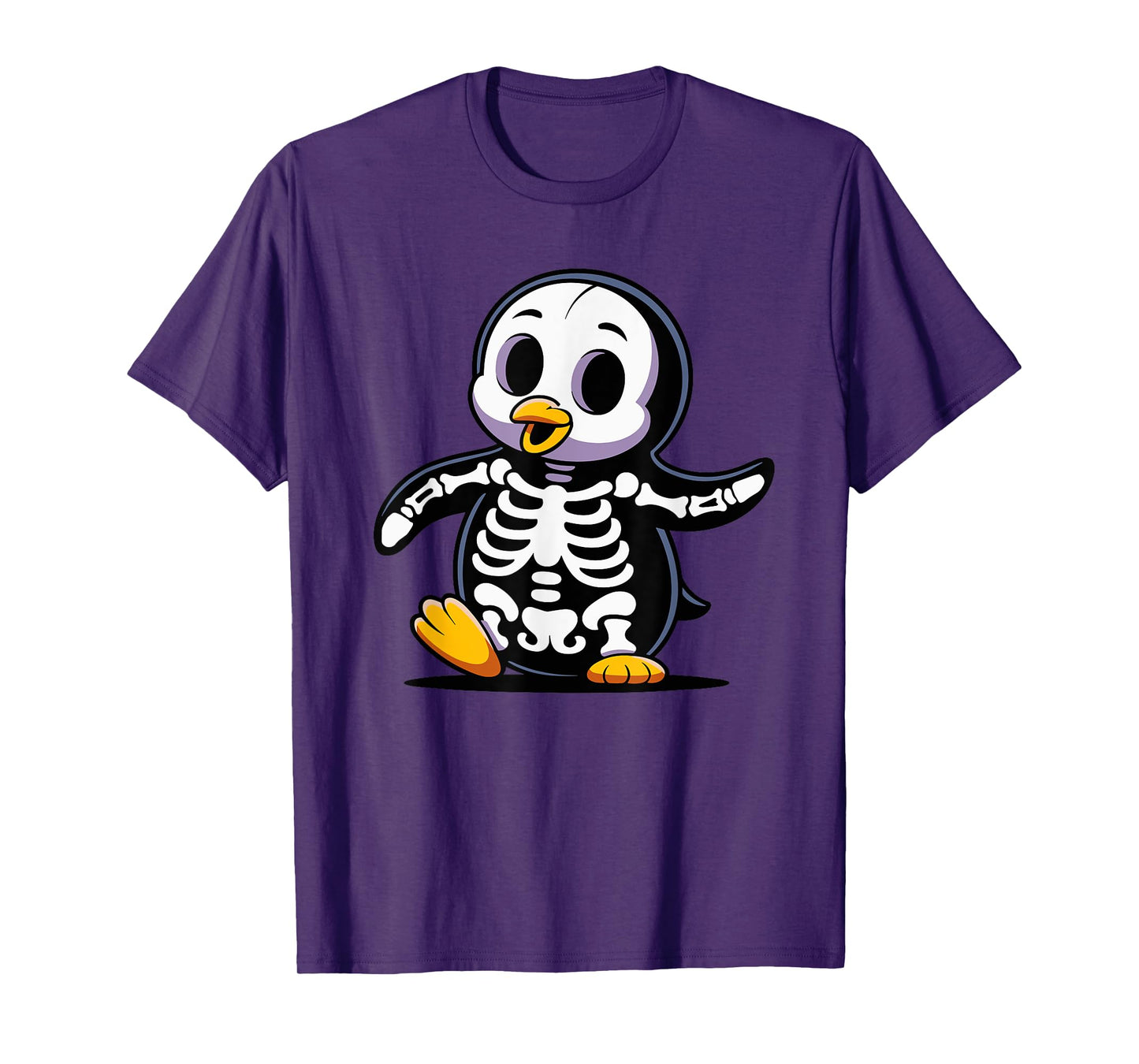 Halloween Penguin Skeleton Spooky Penguins T-Shirt