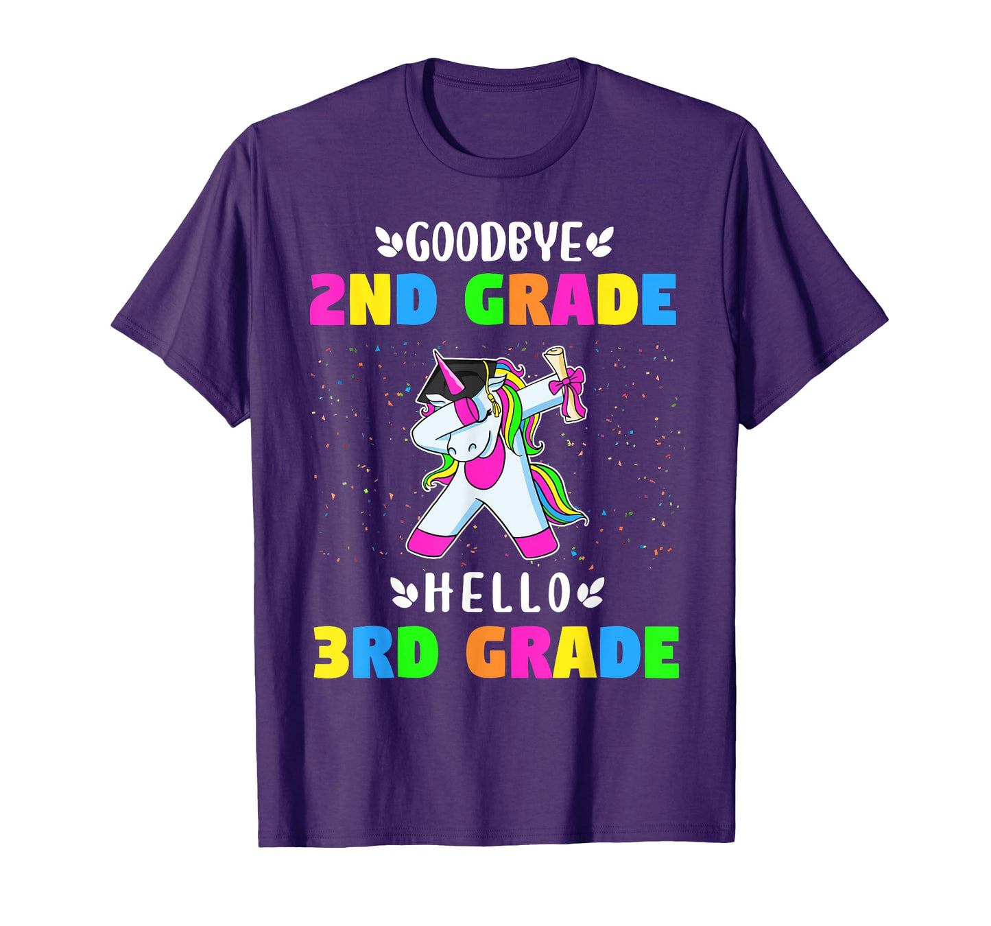 Goodbye Second Grade Hello Third Grade T-Shirt