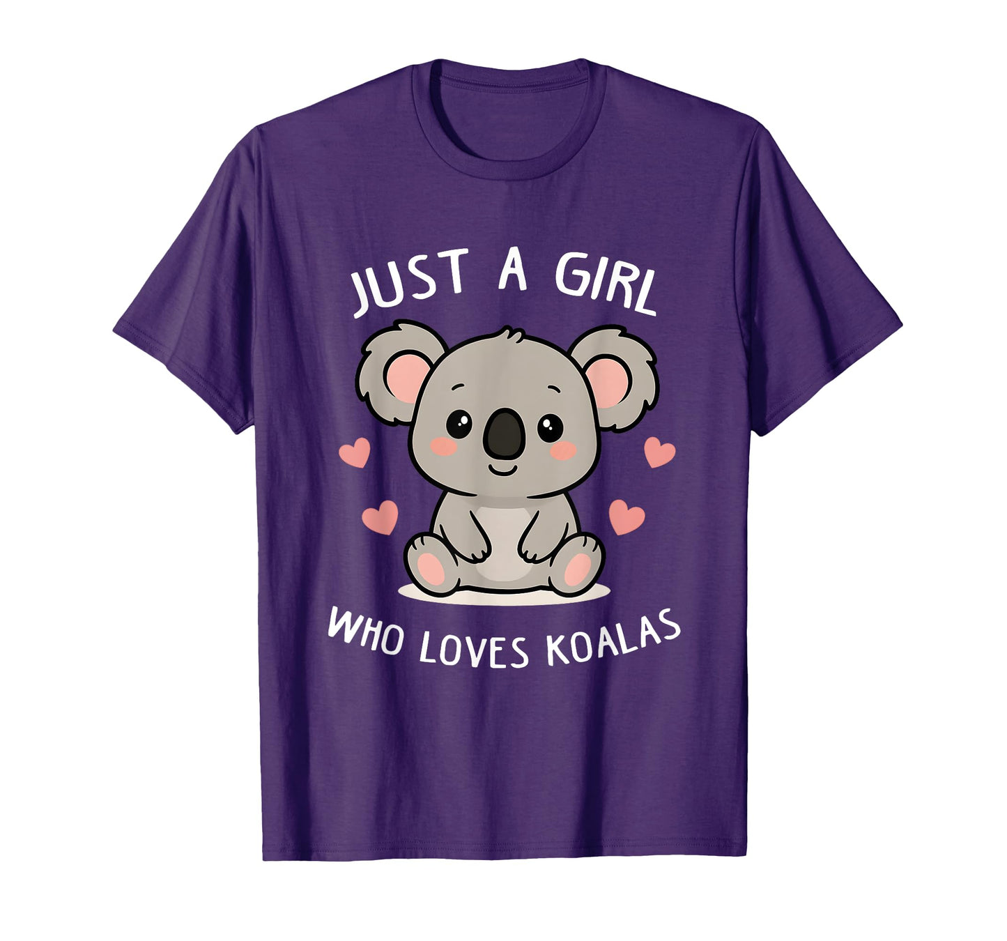 Just a Girl who Loves Koalas Cute Funny Koala Gift Women T-Shirt
