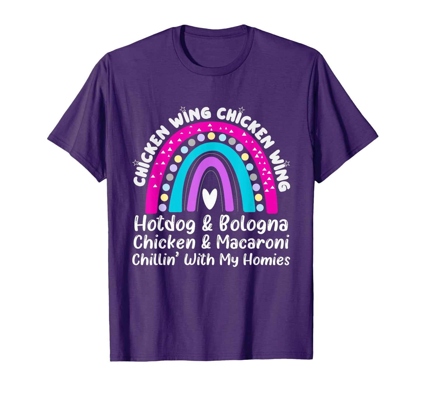 Viral Chicken Wing Chicken Wing Hot Dog Bologna Song lyric T-Shirt