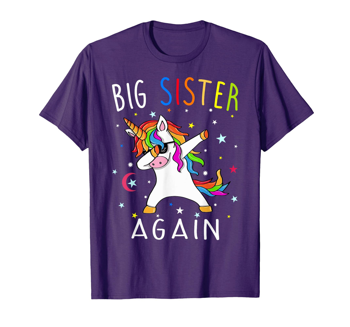 Big Sister Again T-shirt - Sibling older daughter shirt gift T-Shirt