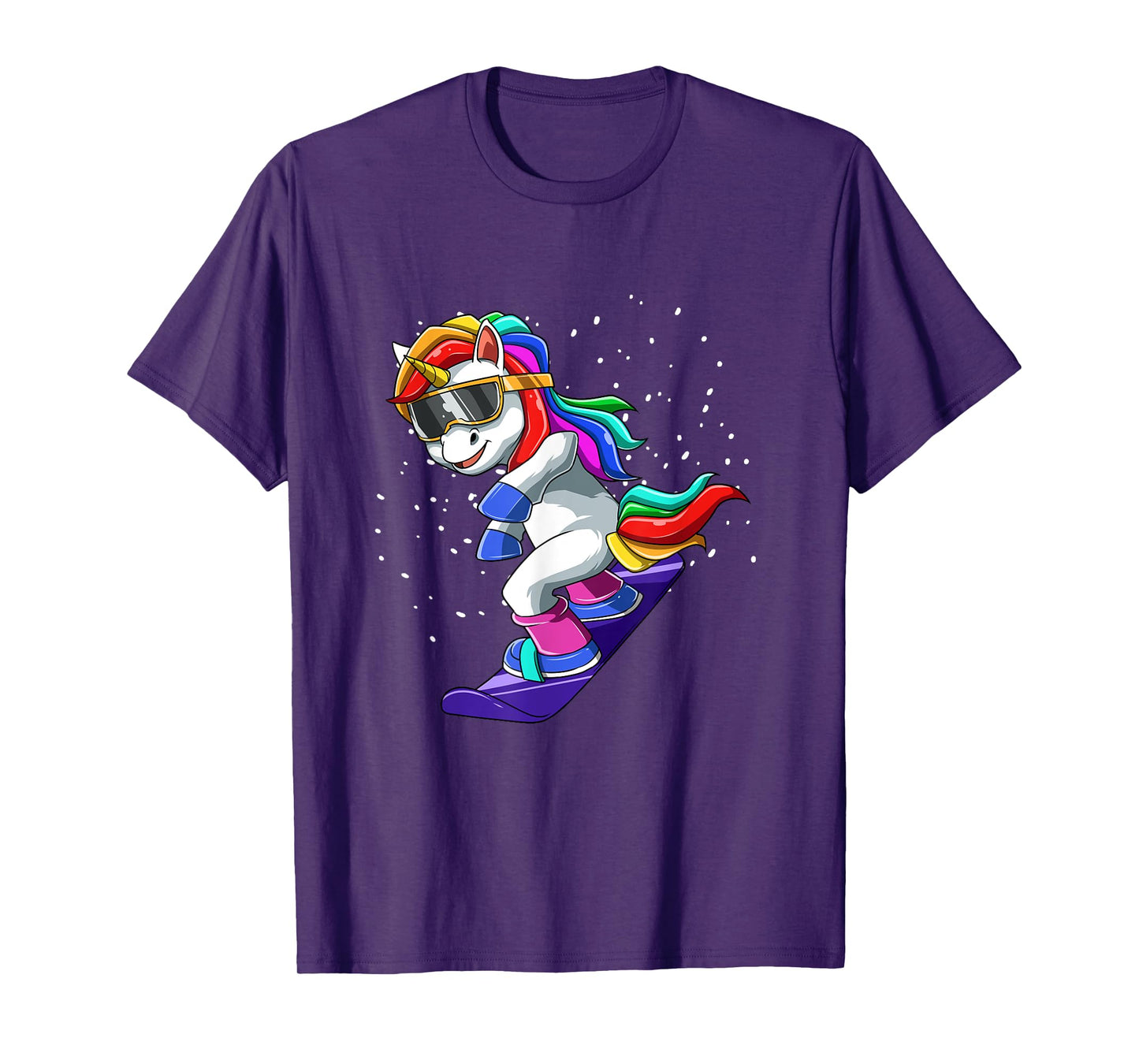 Unicorn Snowboard - Funny Ski and Wintersports T-Shirt