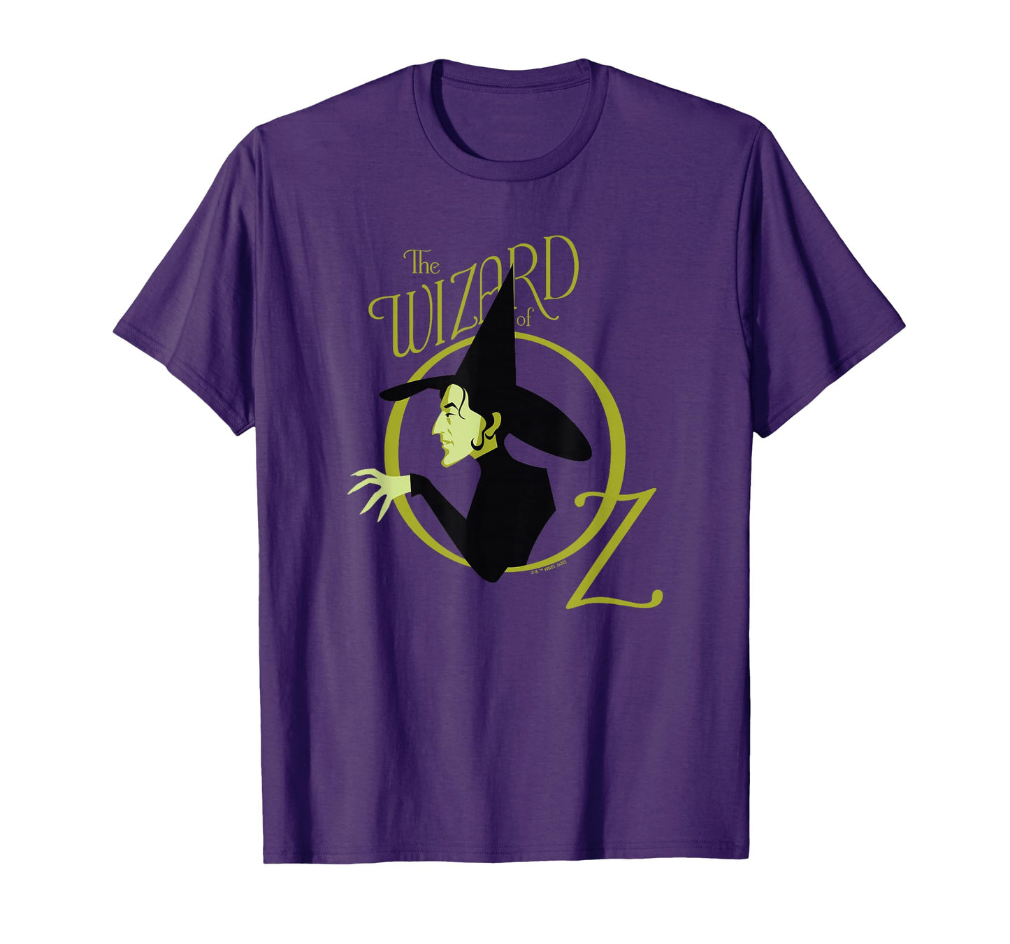 The Wizard of Oz Wicked Witch Silhouette Vintage Profile T-Shirt
