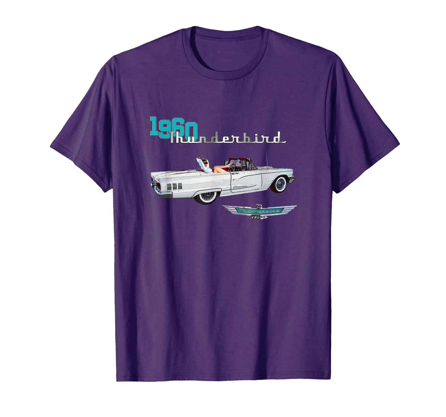 CLASSIC CARS, 1960'S, 1960 THUNDERBIRDS, CONVERTIBLES T-Shirt