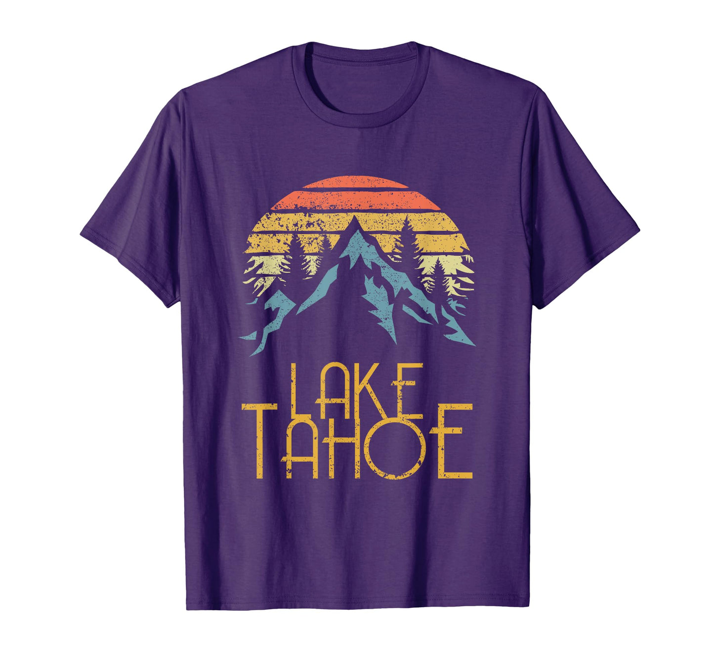 Vintage Lake Tahoe California Nevada Retro T Shirt T-Shirt