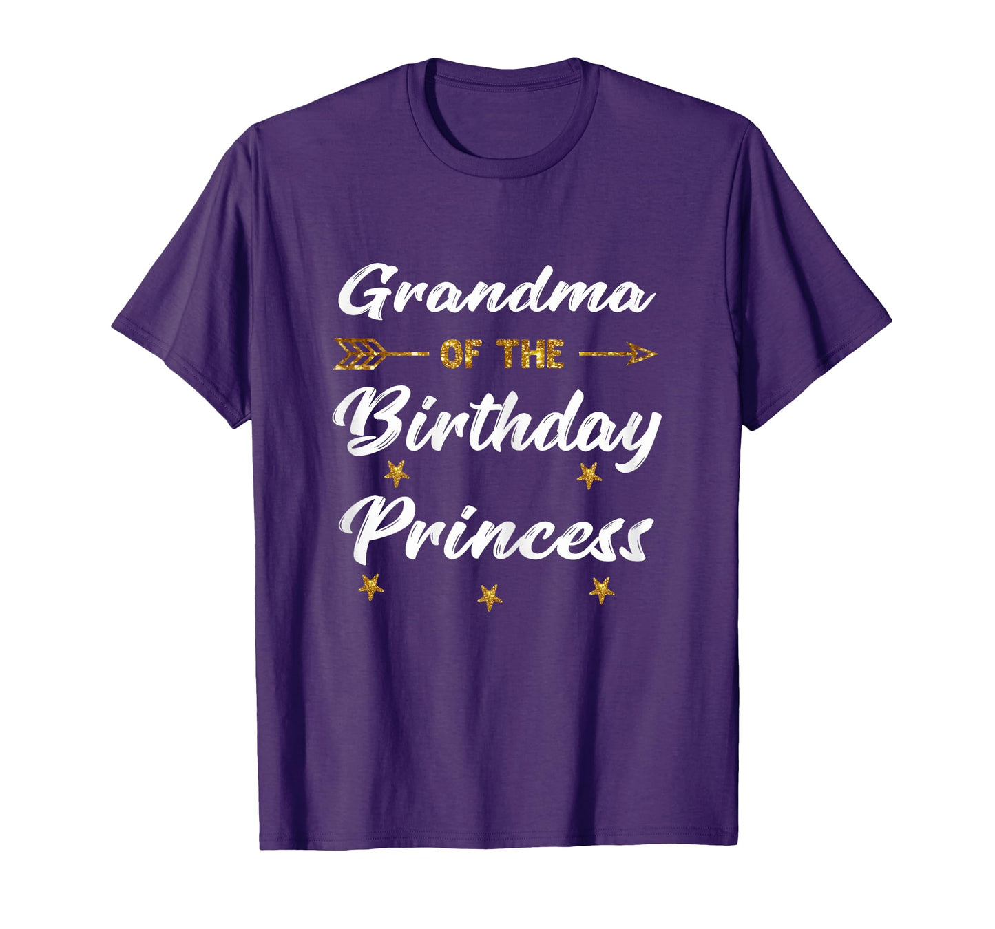 Grandma Of The Birthday Princess Girl Matching Family Party T-Shirt