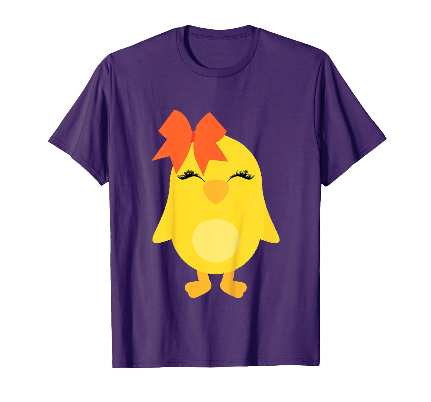 Chick with Bow for Girls Easter Toddler Baby Chicken T-Shirt