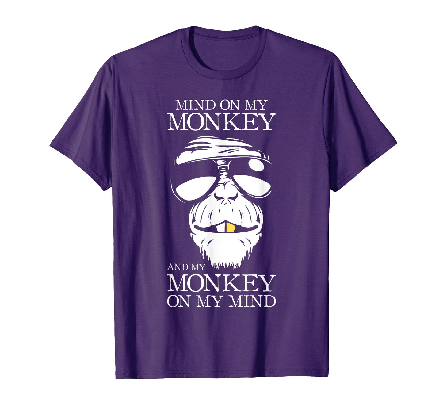 Gorilla Shirt | Mind On My Monkey | Motivational Ape Tee T-Shirt