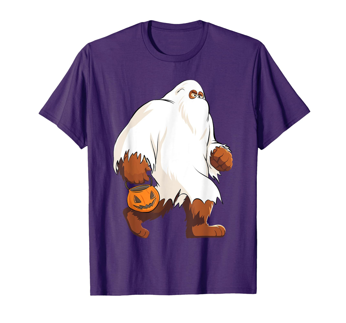 Funny Bigfoot Ghost Halloween Costume T-Shirt