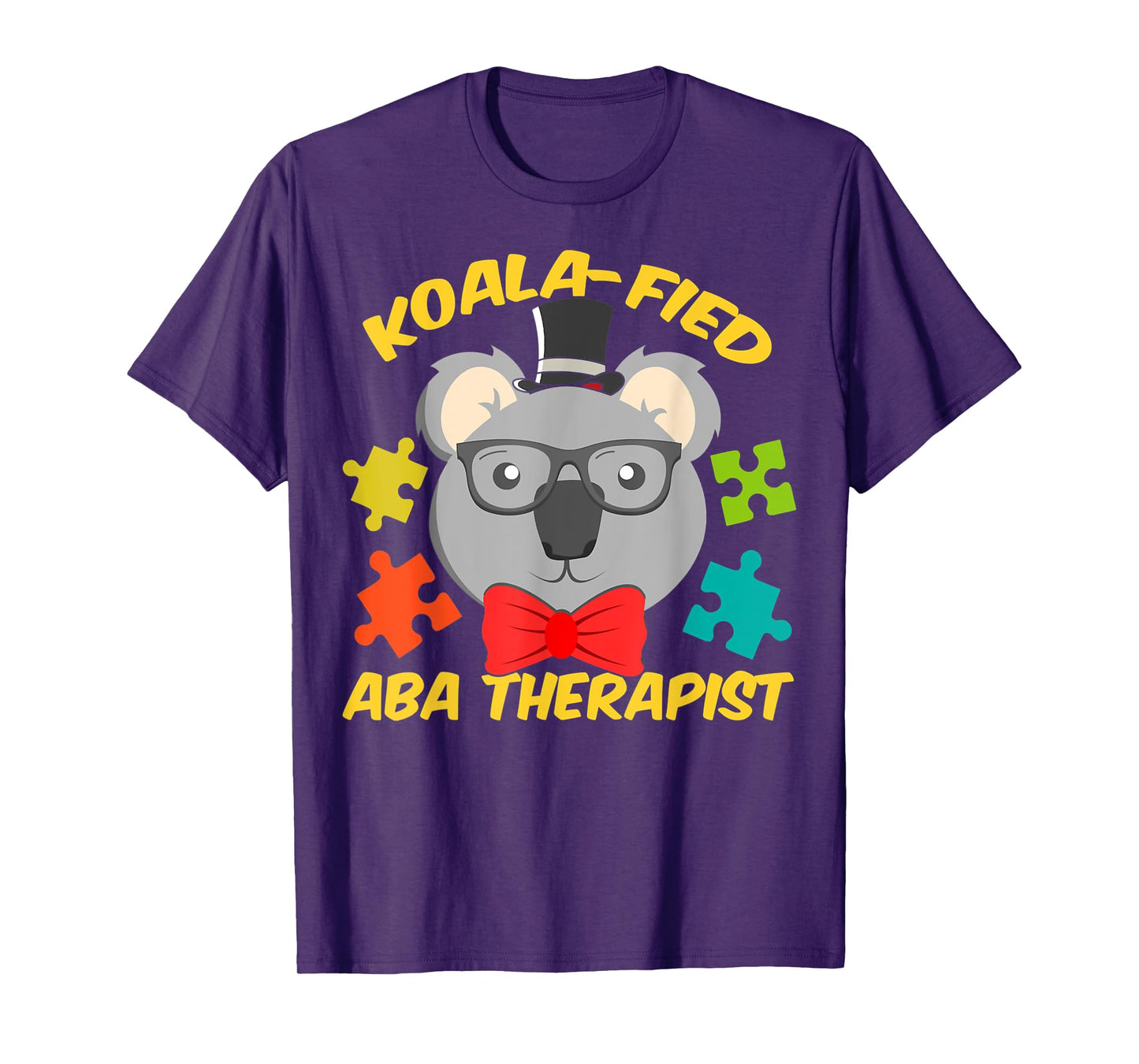 ABA Therapist Fun Koala-fied Autism Therapy T-Shirt