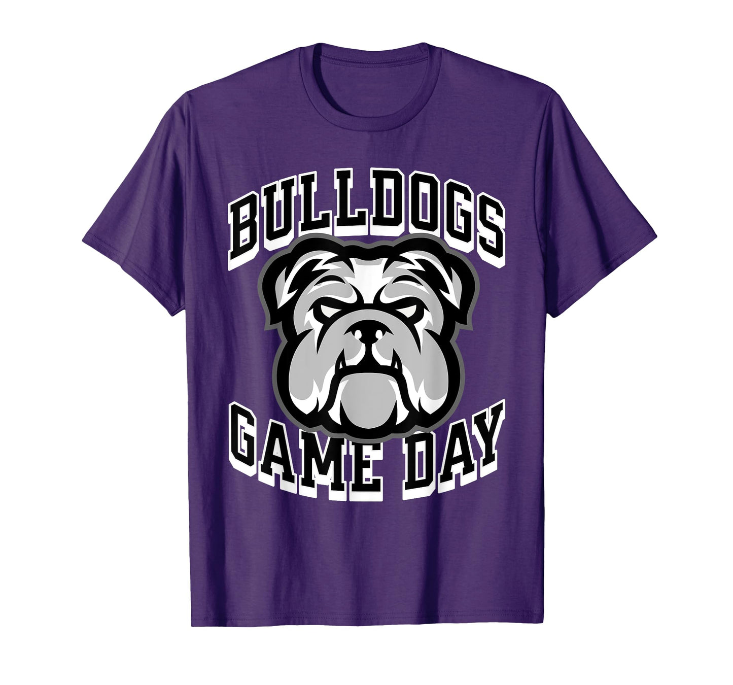Bulldogs Game Day Sports Baseball Football Print Mom Dad T-Shirt