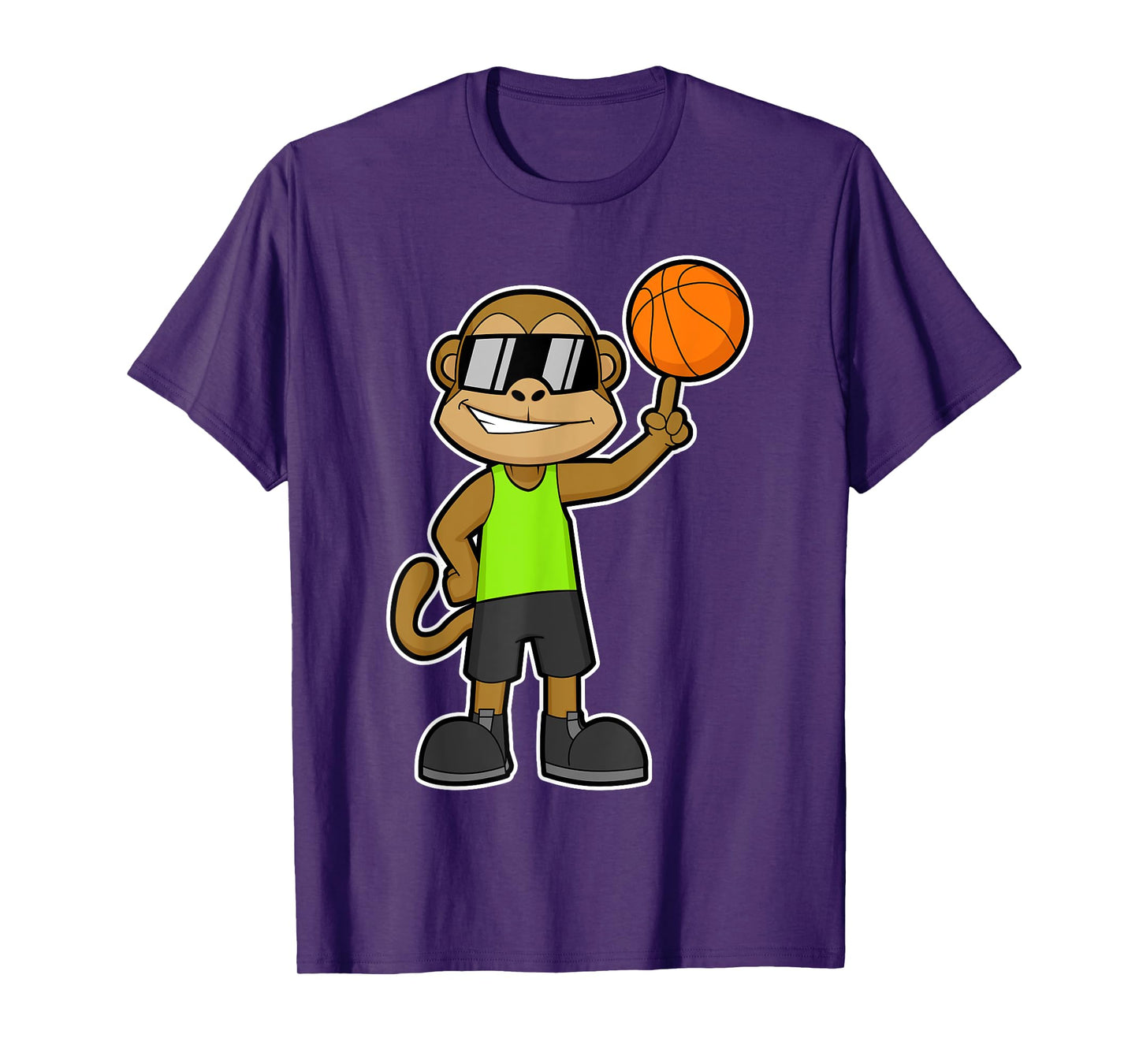 Monkey Basketball player Basketball Sports T-Shirt