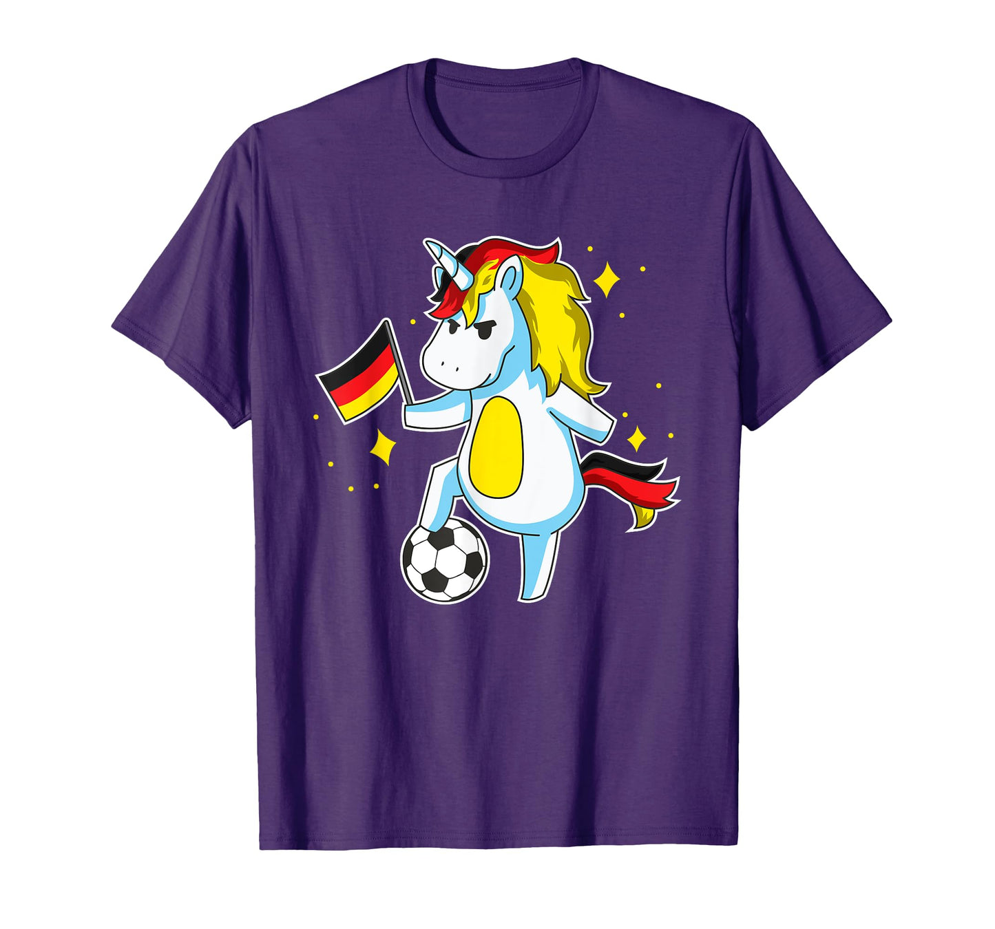 Soccer Unicorn German Jersey Design Germany Football Gift T-Shirt