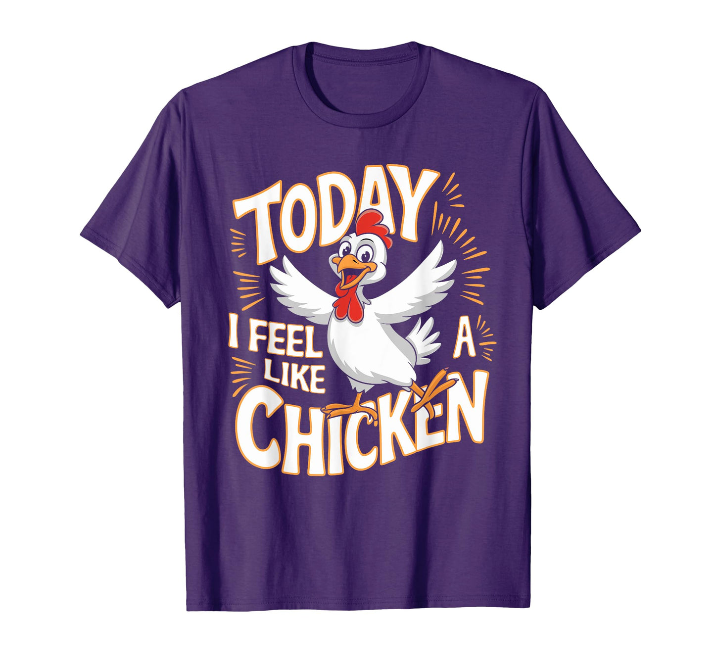 Childrens Today I feel like a Chicken Tshirt | Kids Chicken T-Shirt