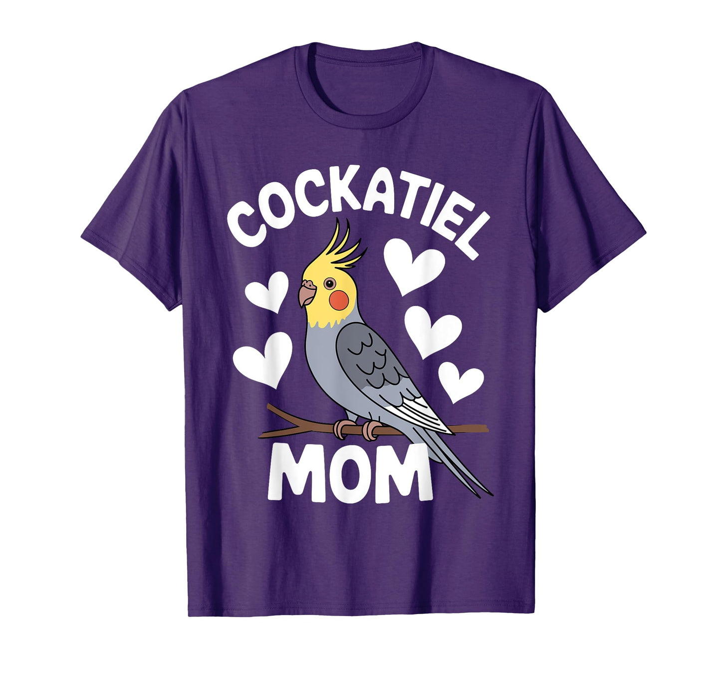 Cool Cockatiel Design For Women Girls Cockatiel Bird Lover T-Shirt