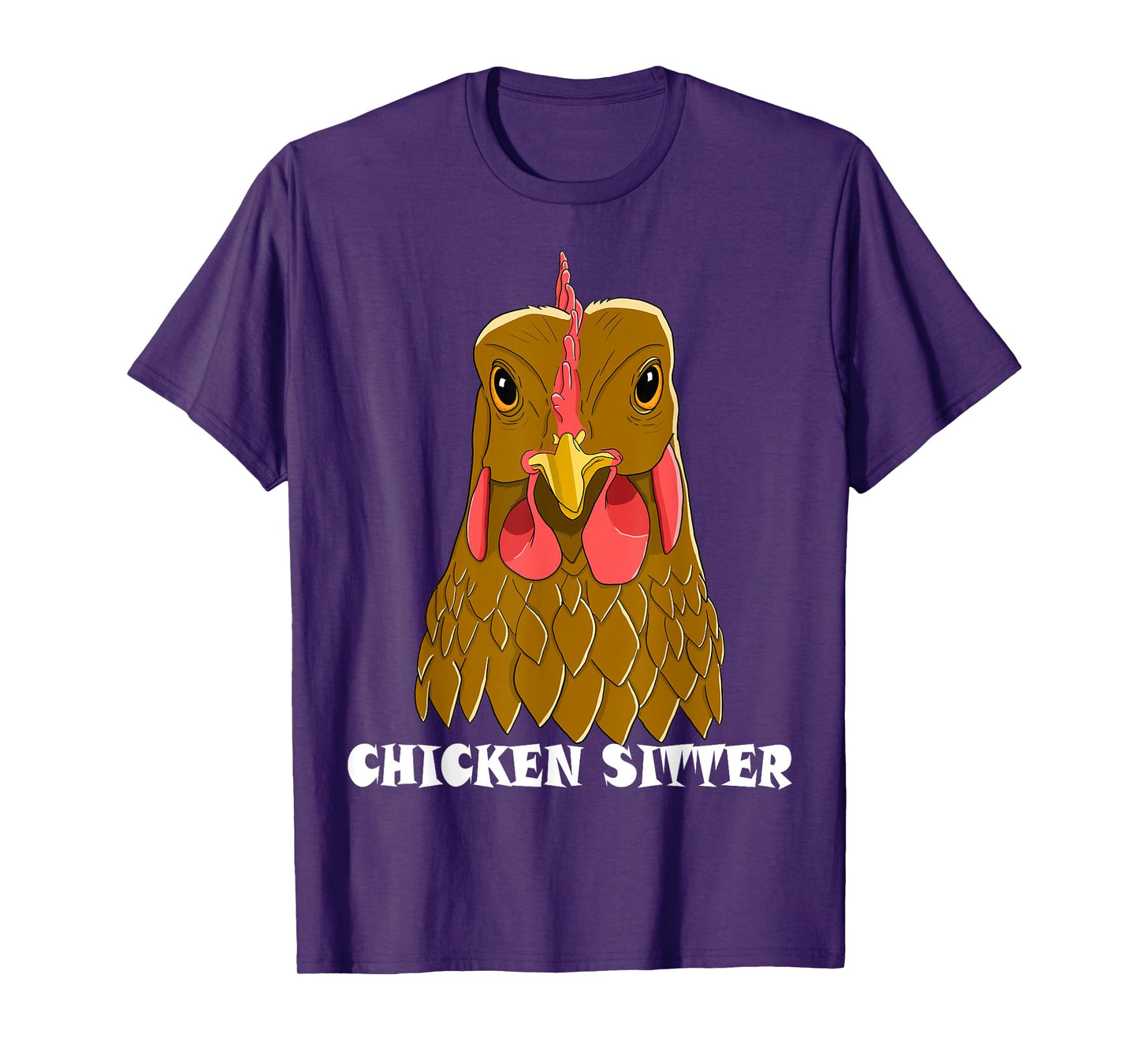 Chicken Sitter Poultry Art For Chicken Lover Farm Men Women T-Shirt