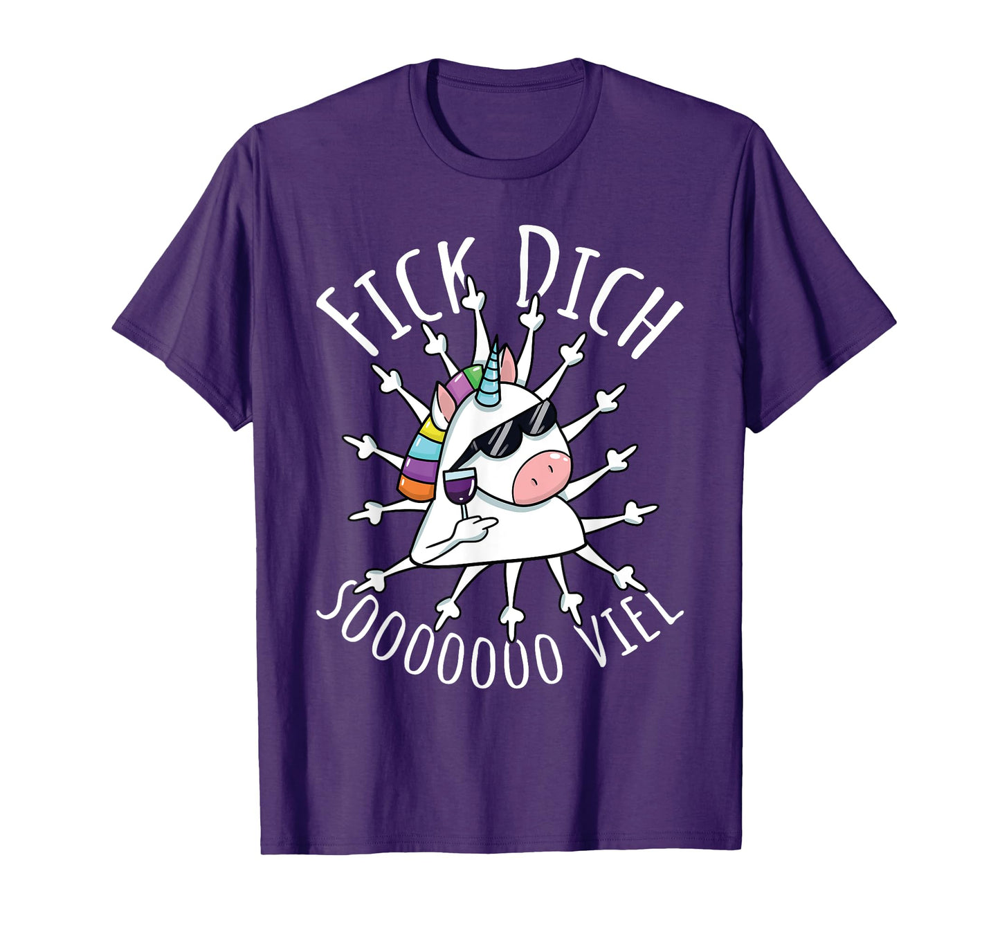 Fick Dich So Much | Evil Misanthrop Unicorn | Sarcasm T-Shirt