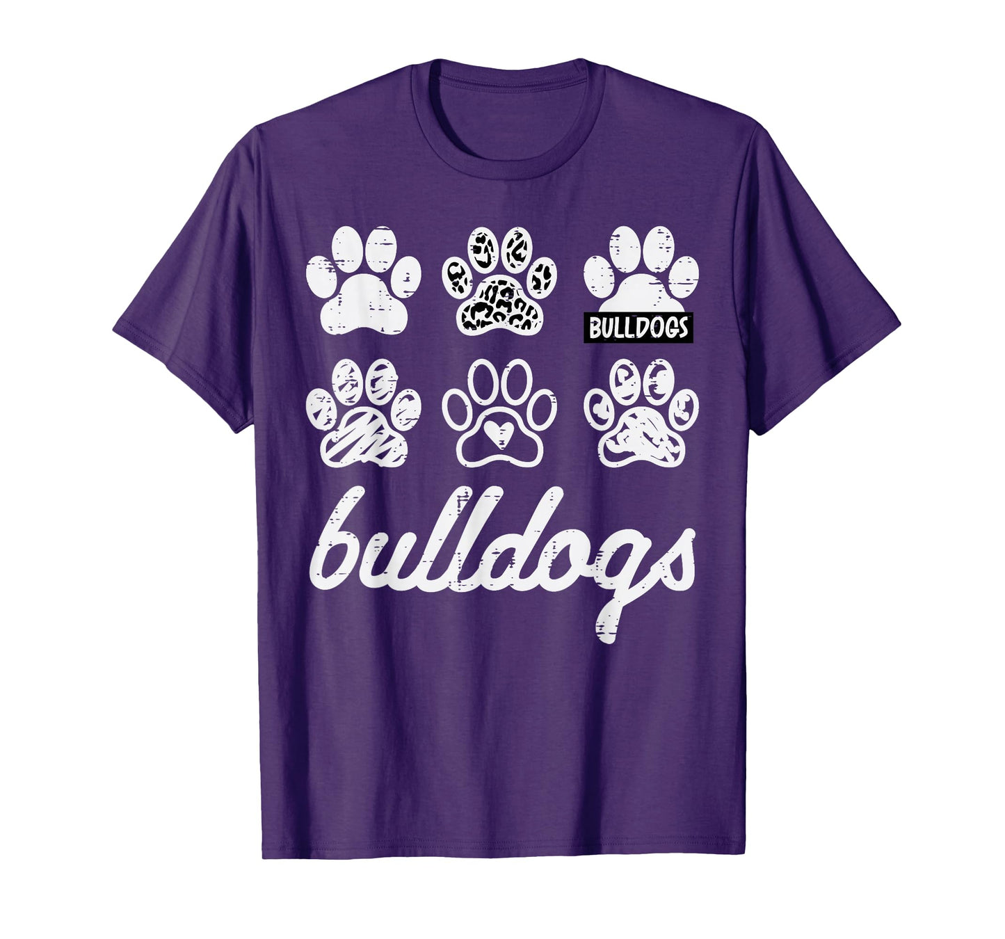 Bulldog Girls Youth Boys Teen Kids Men Women T-Shirt