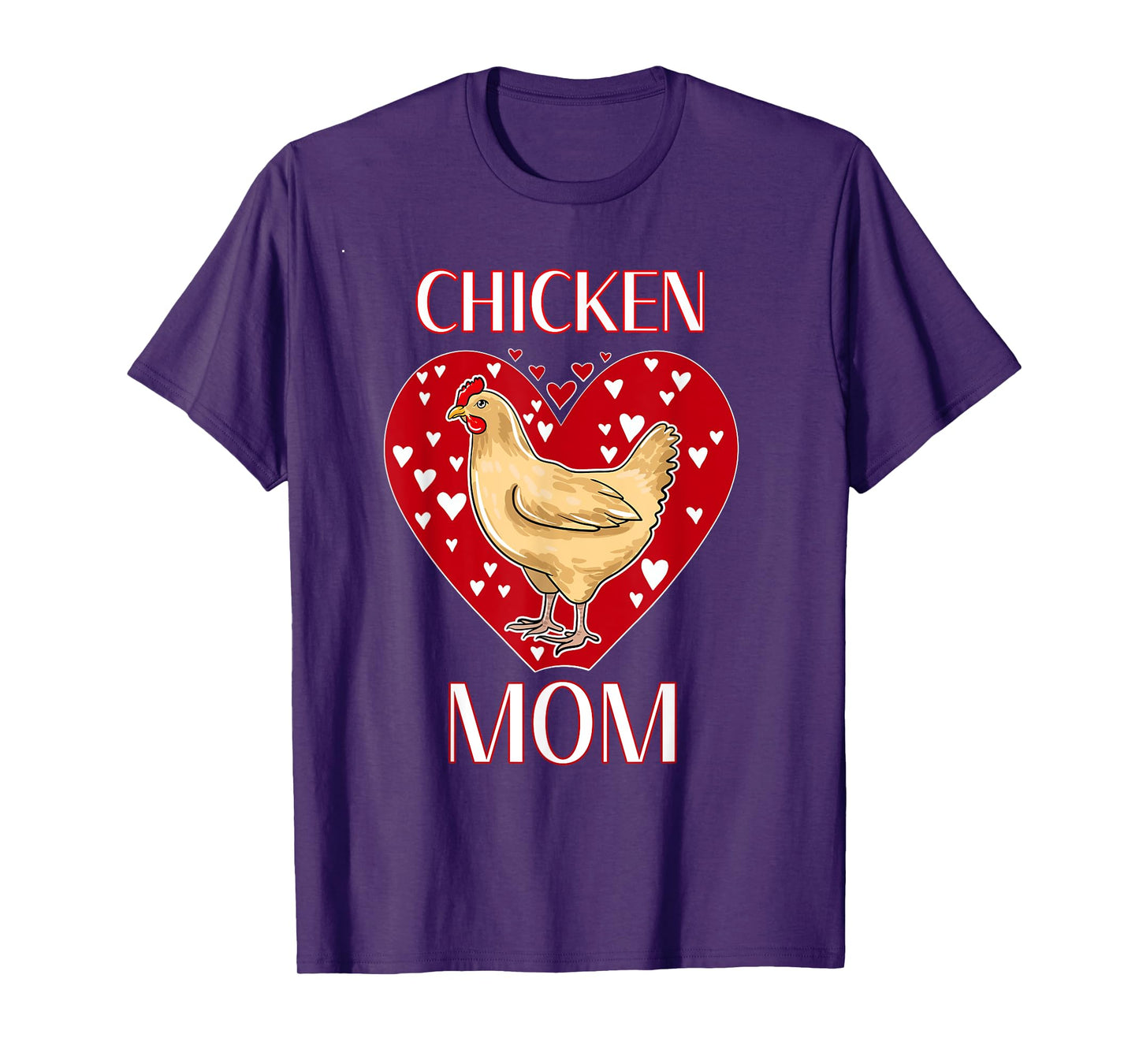 Chicken Mom Funny Chicken Owner Illustration for Women T-Shirt