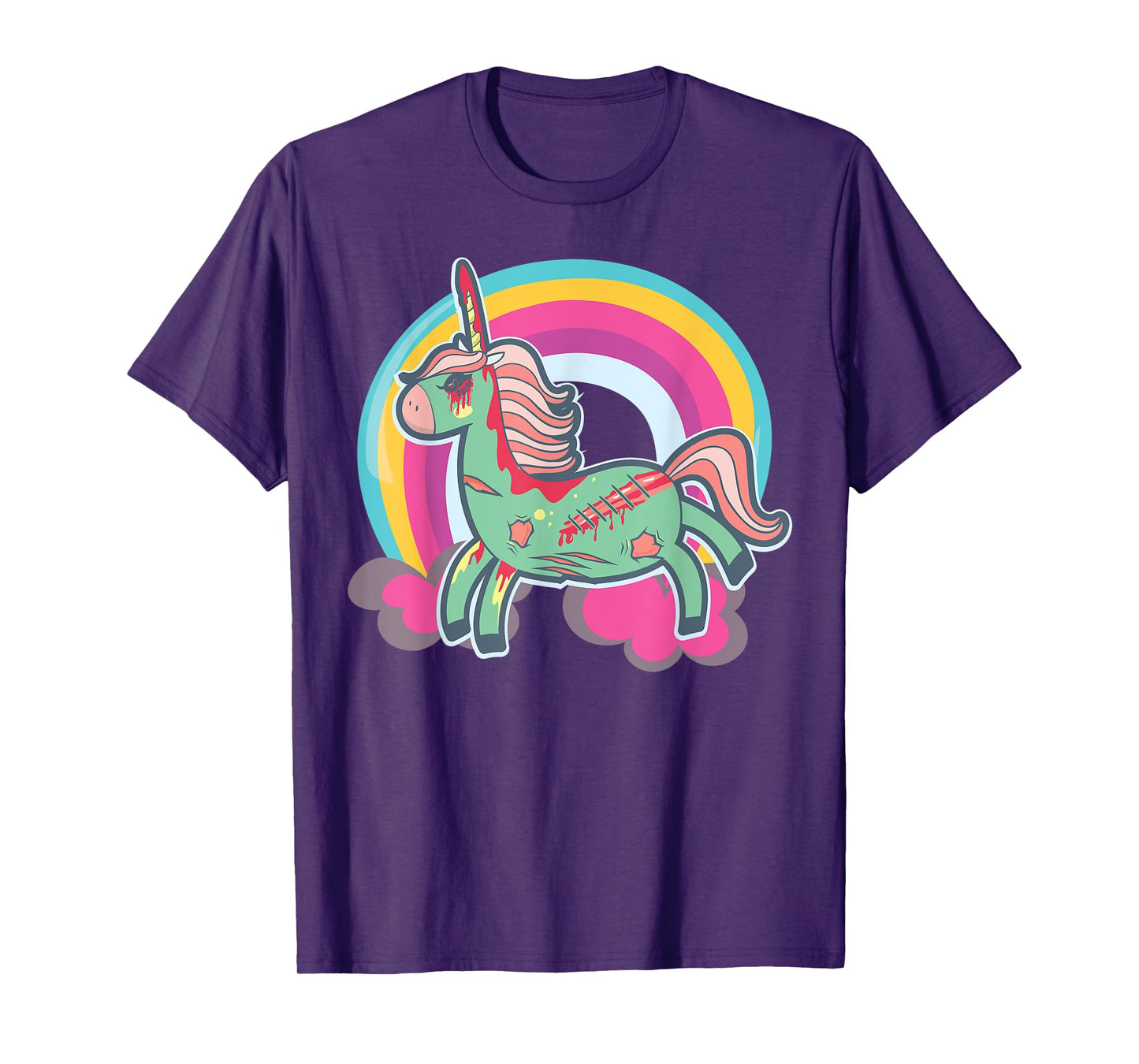 Zombicorn Zombie Unicorn Undead Pastel Halloween T-Shirt