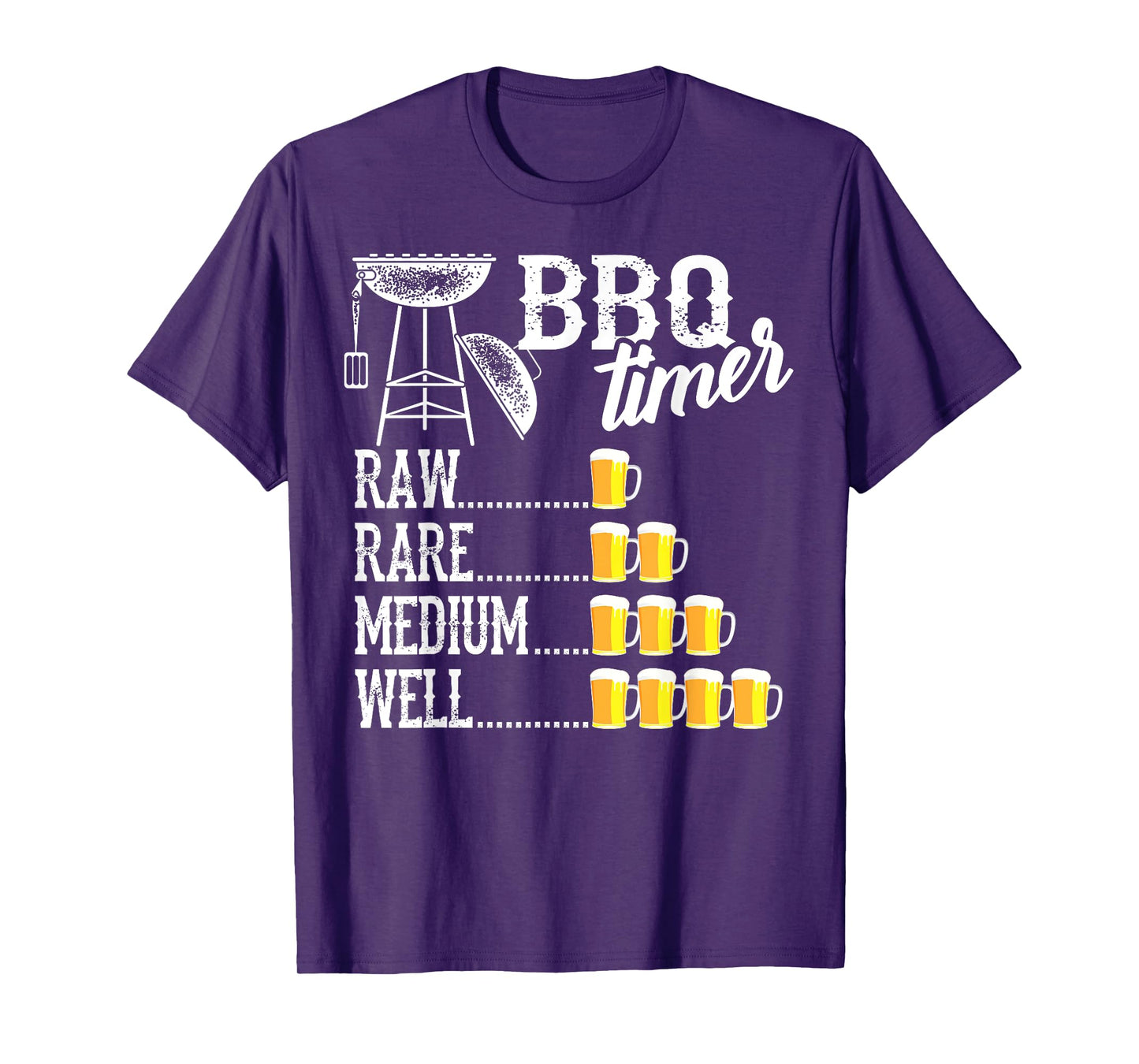 Funny BBQ Art For Men Women Grilling Meat Smoking Barbecue T-Shirt