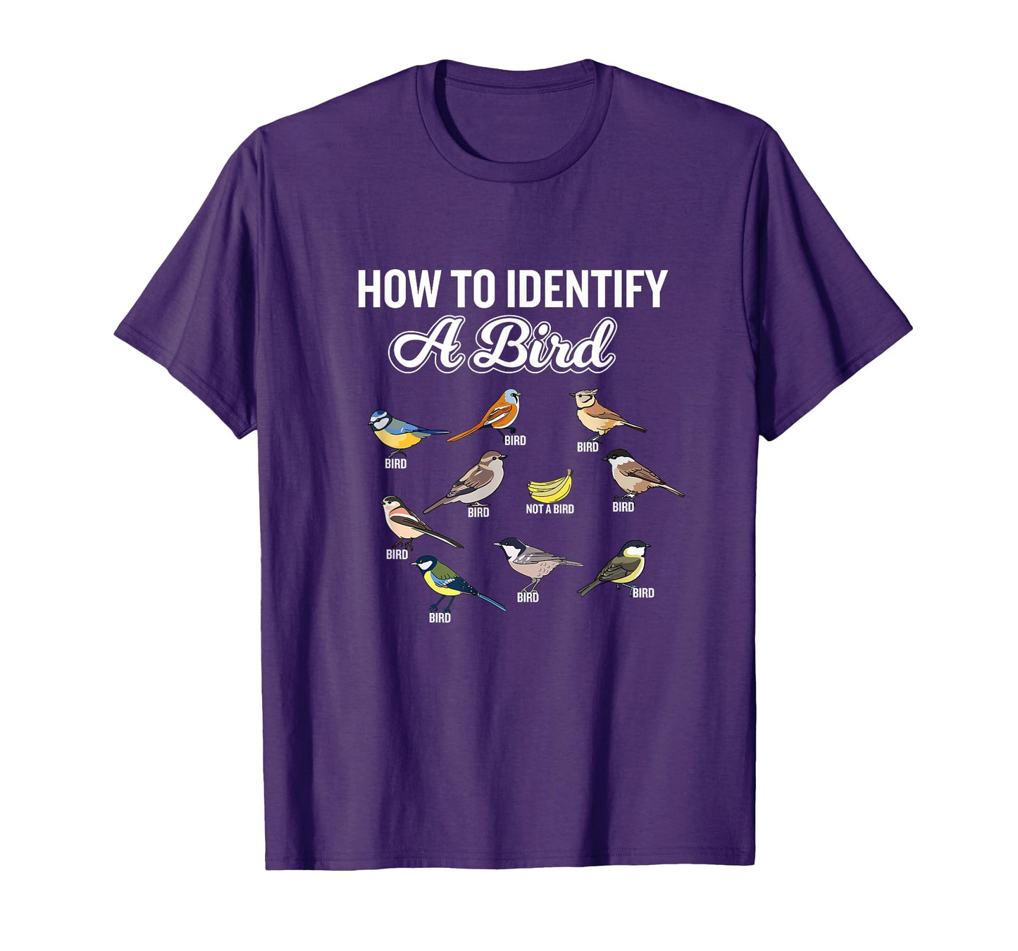Funny Bird Watcher How To Identify a Bird Unique Birder T-Shirt