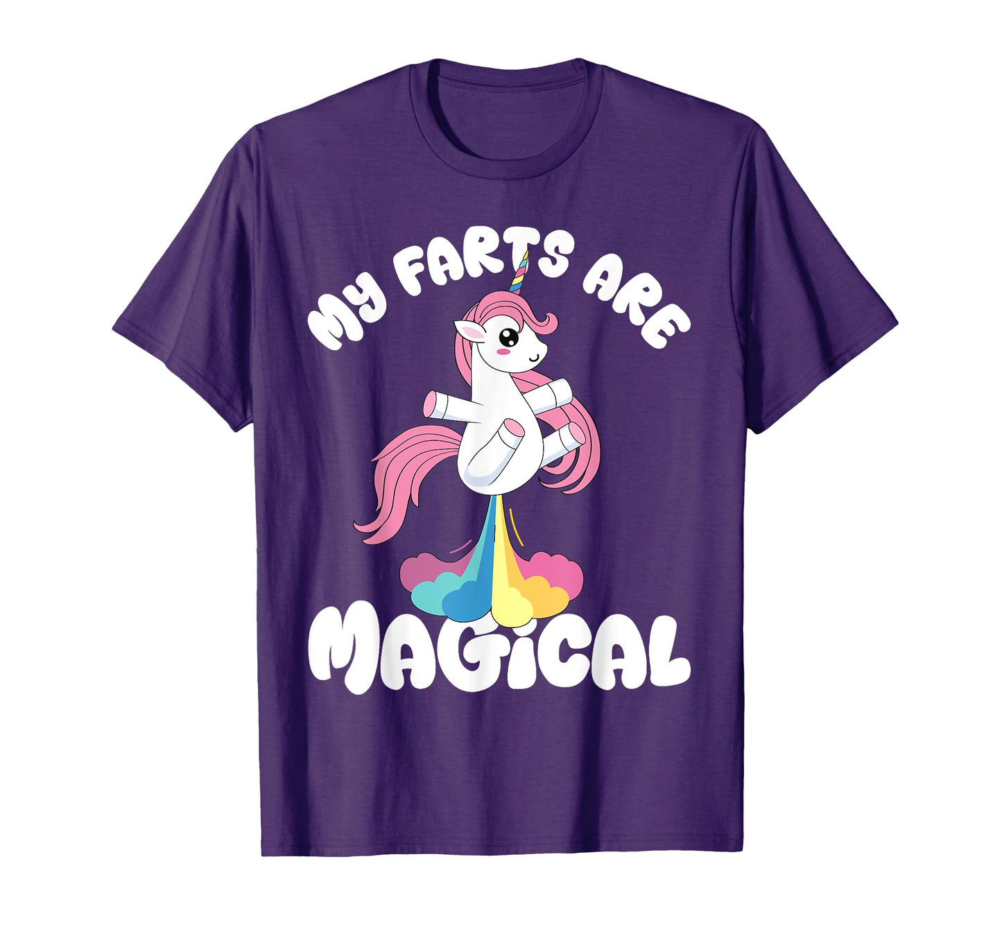My Farts Are Magical Funny Unicorn Rainbow Farting T-Shirt
