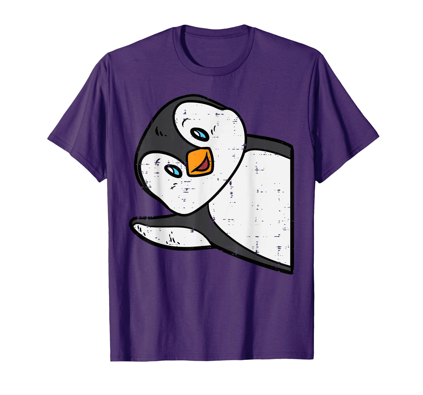 Emperor Penguin Wave Cute Boys Girls Kids Toddler Women Men T-Shirt