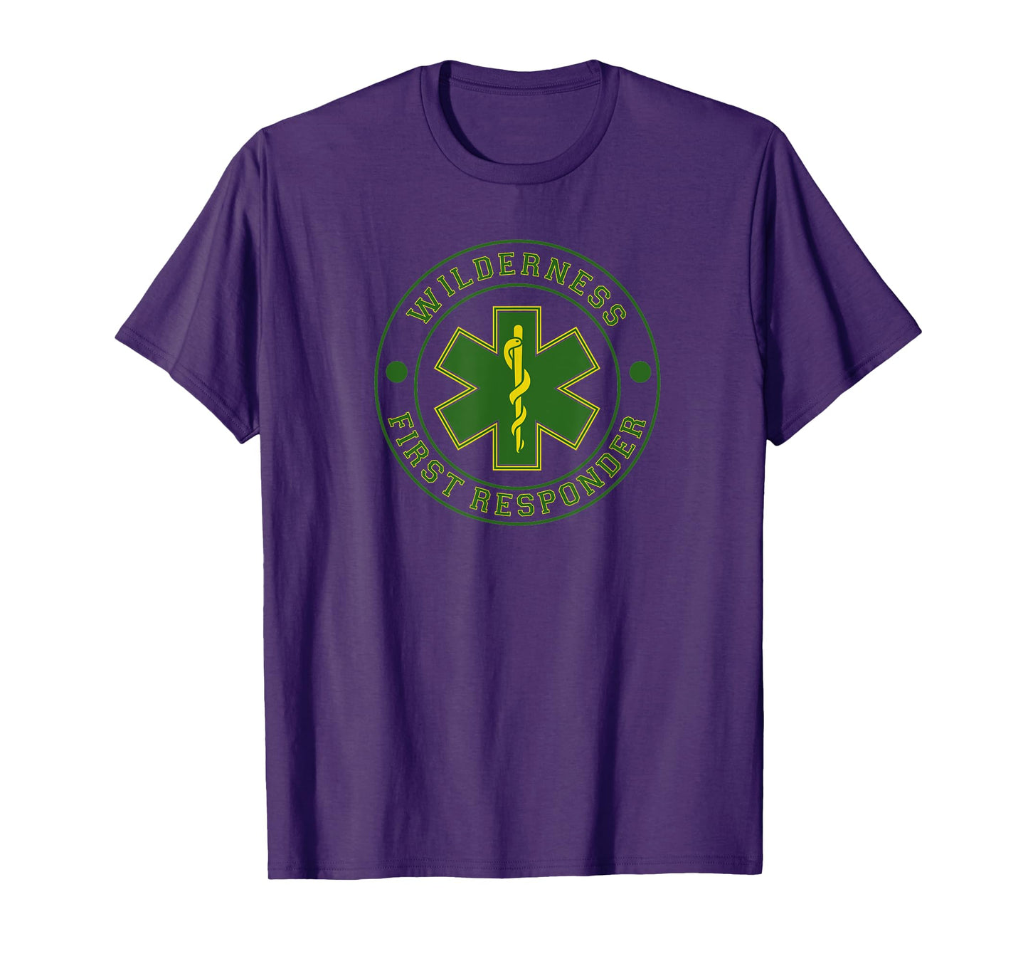 Wilderness First Responder Paramedic EMT Star of Life Badge T-Shirt