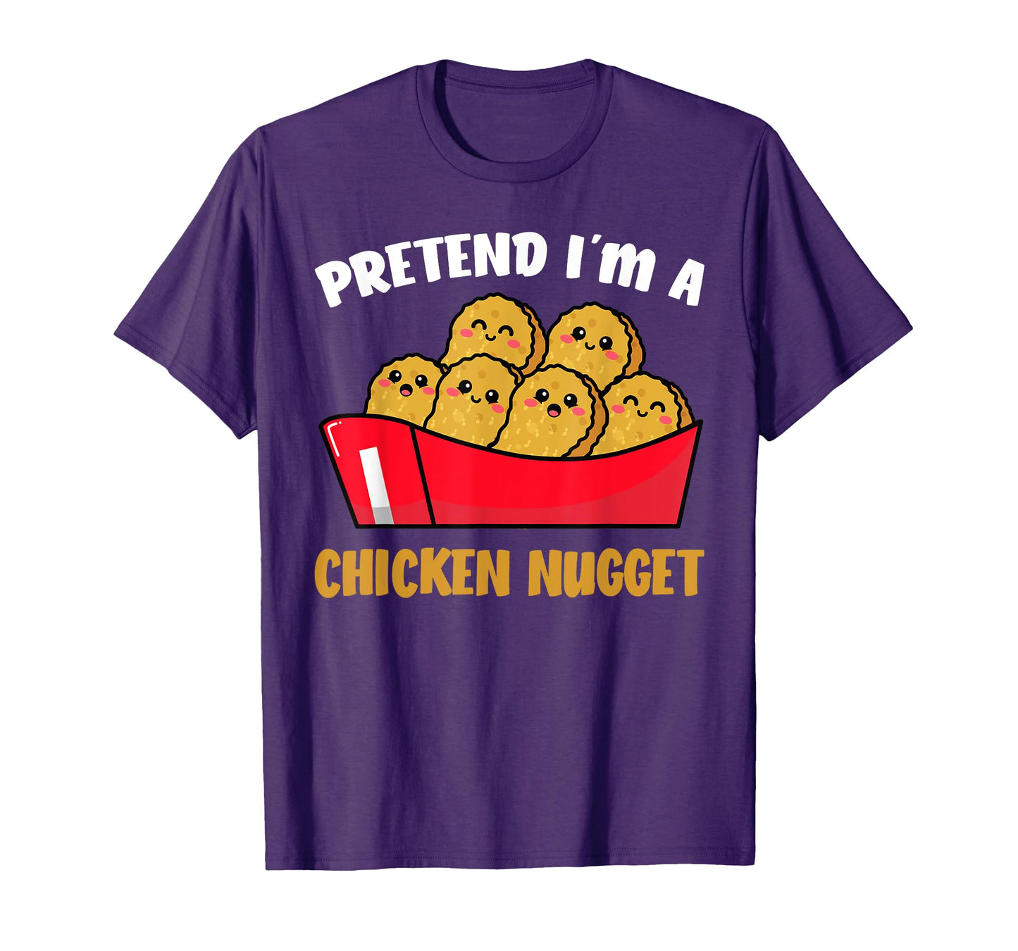 Pretend I'm a Chicken Nugget Costume kids Chicken Tee T-Shirt