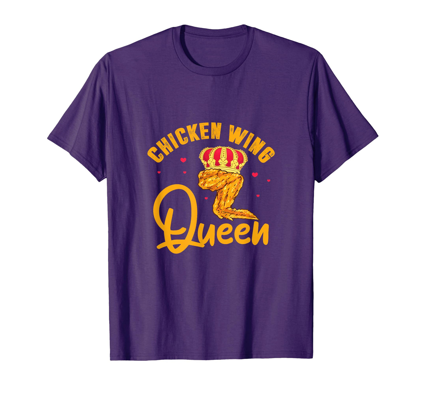 Chicken Wing Queen Black T-Shirt - Women's Small