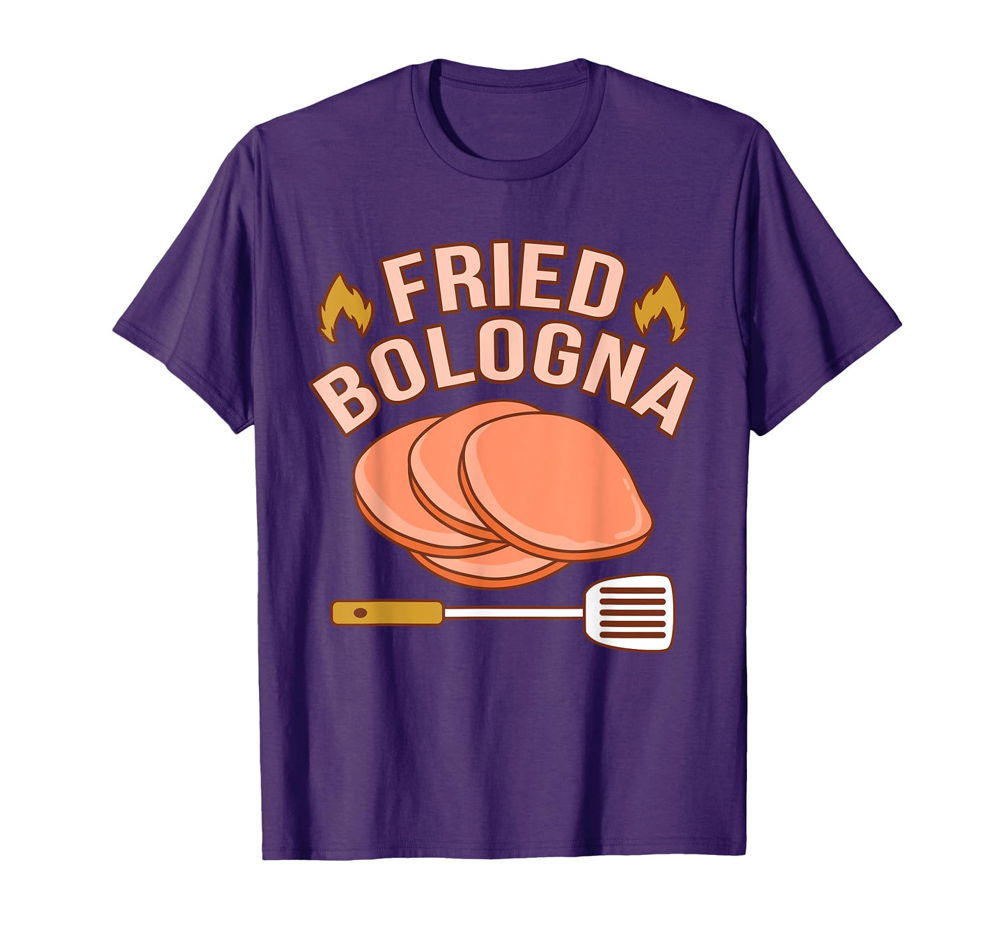 Fried Bologna Meat Sandwich Food Lover Eater Graphic T-Shirt