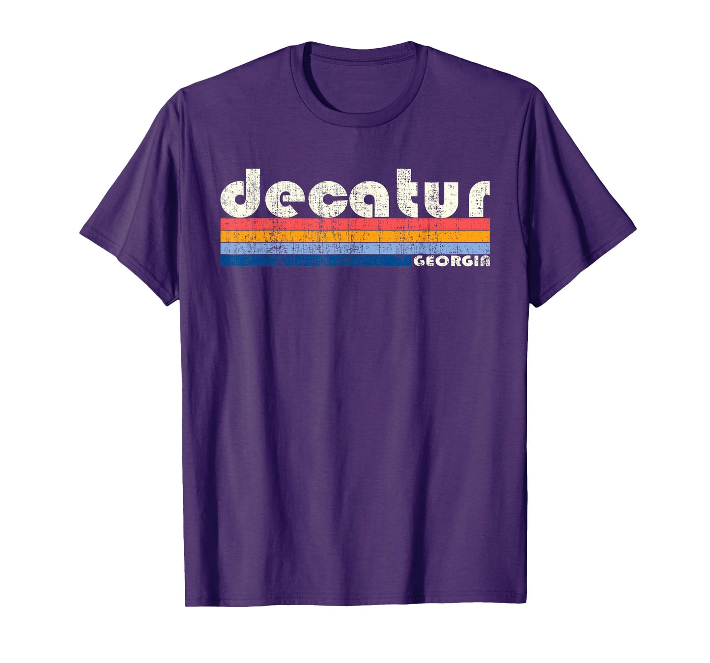 Vintage 70s 80s Style Decatur GA T-Shirt T-Shirt