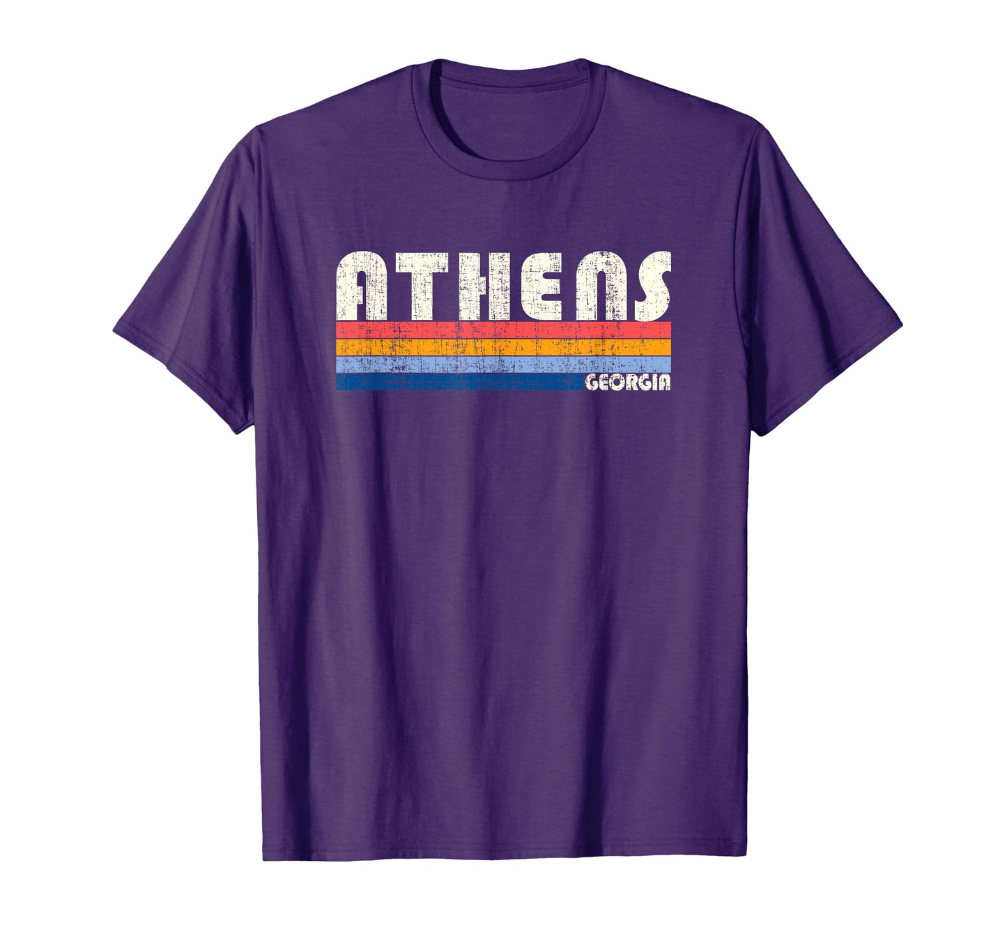 Retro Vintage 70s 80s Style Athens, GA T-Shirt