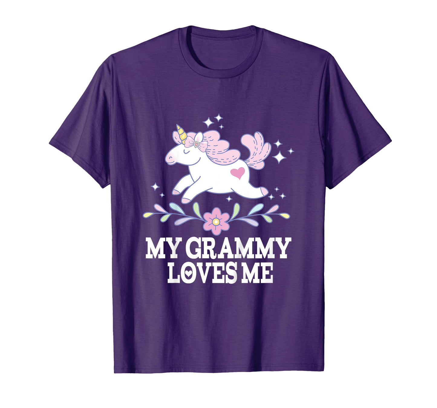 My Grammy Loves Me Granddaughter Unicorn for Girl T-Shirt