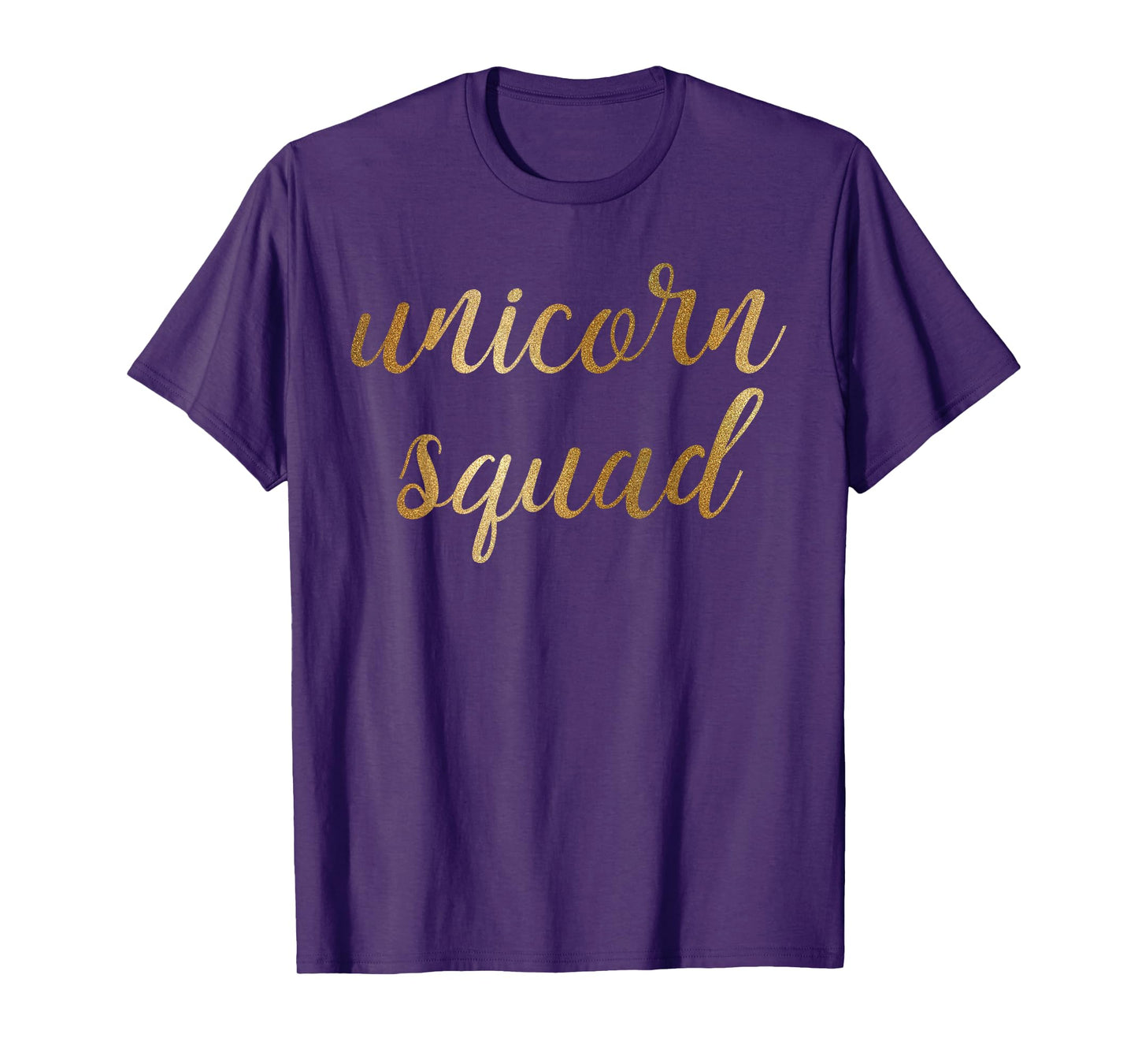 Gold Unicorn Squad Shirt Unicorn Shirt T-Shirt