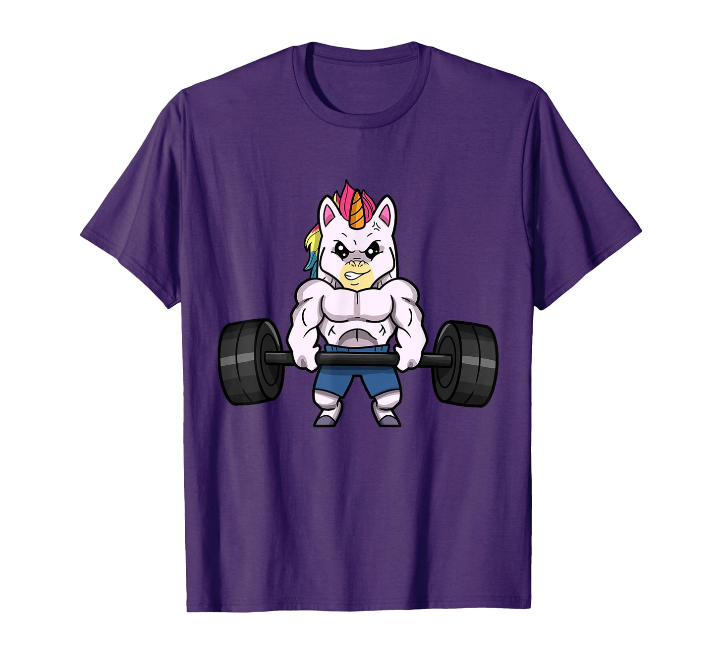 Weightlifting Unicorn Funny Powerlifting Fitness Gym T-Shirt