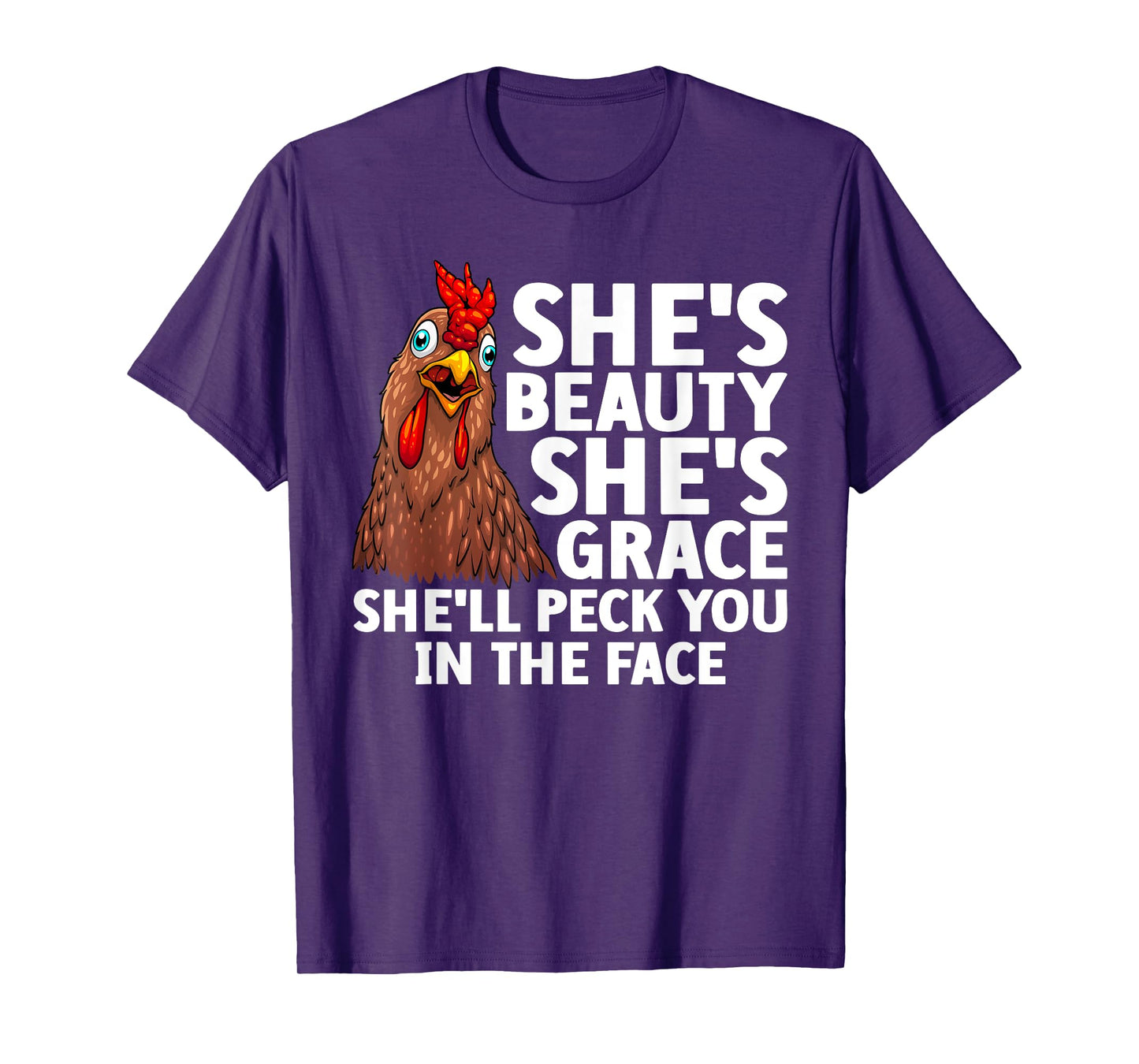 Funny Chicken Art For Men Women Rooster Hen Chicken Farmer T-Shirt