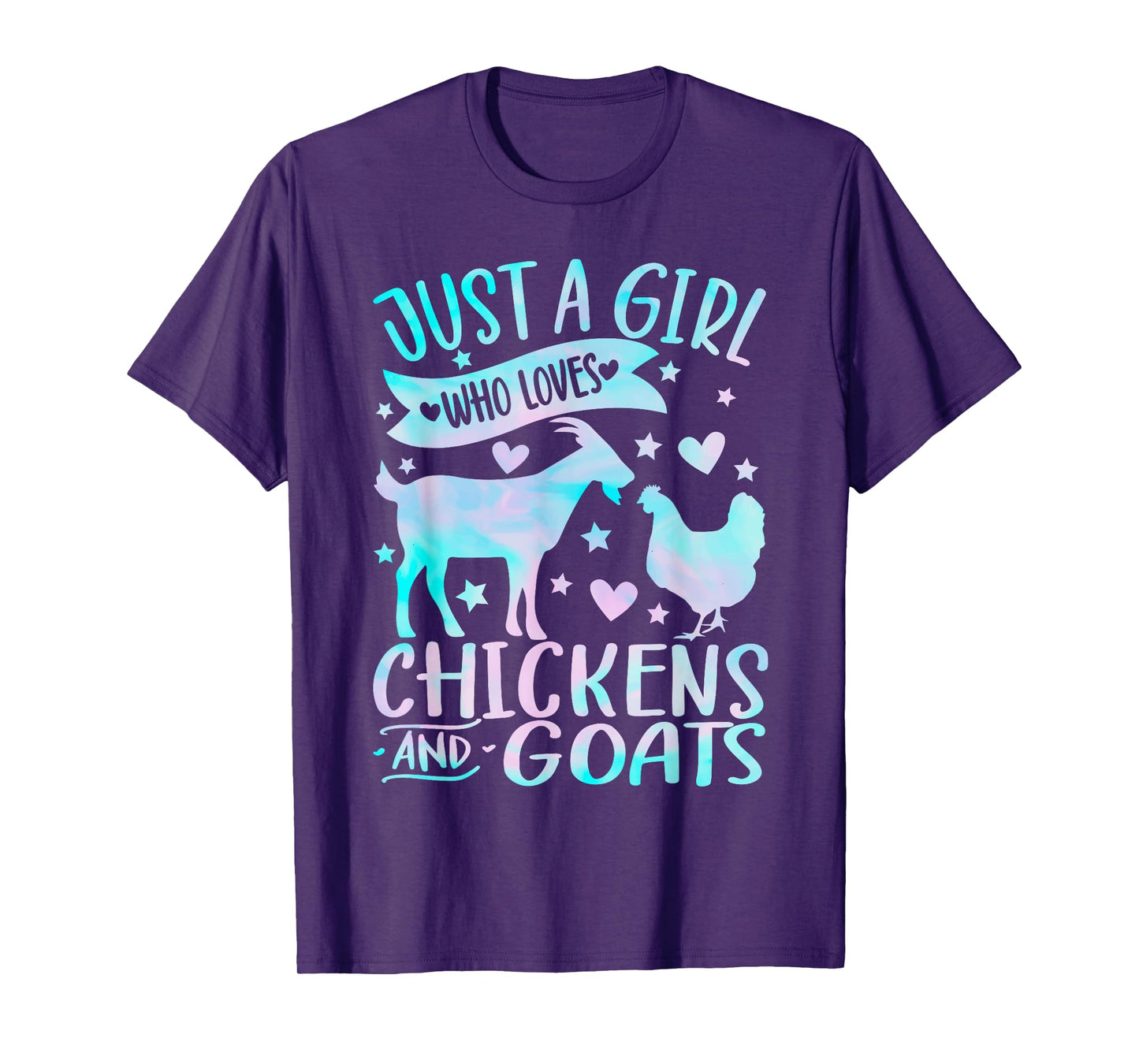 Just A Girl Who Loves Chickens And Goats T-Shirt
