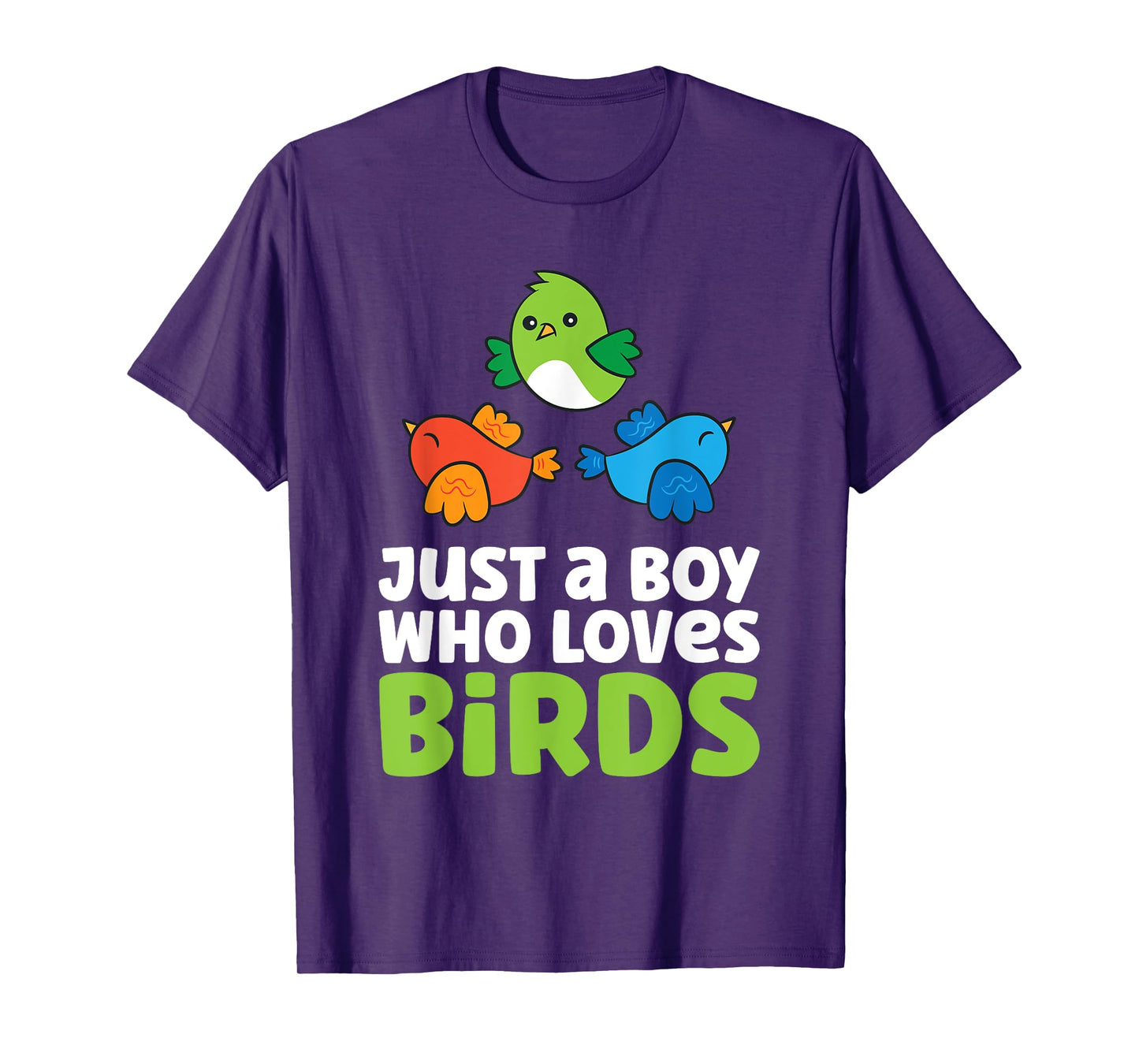 Just a Boy Who Loves Birds T-Shirt