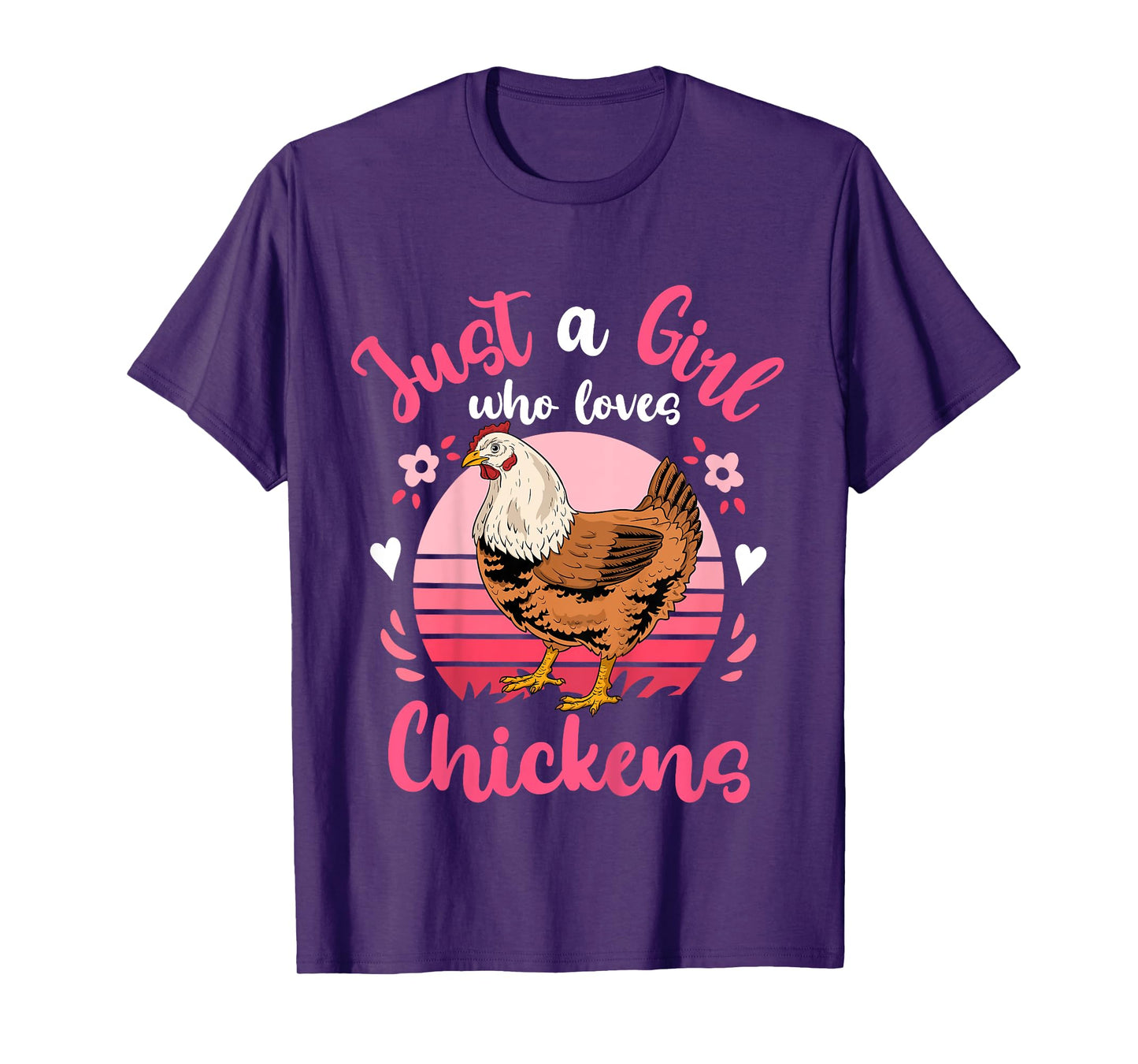 Chicken Just a Girl Who Loves Chickens T-Shirt
