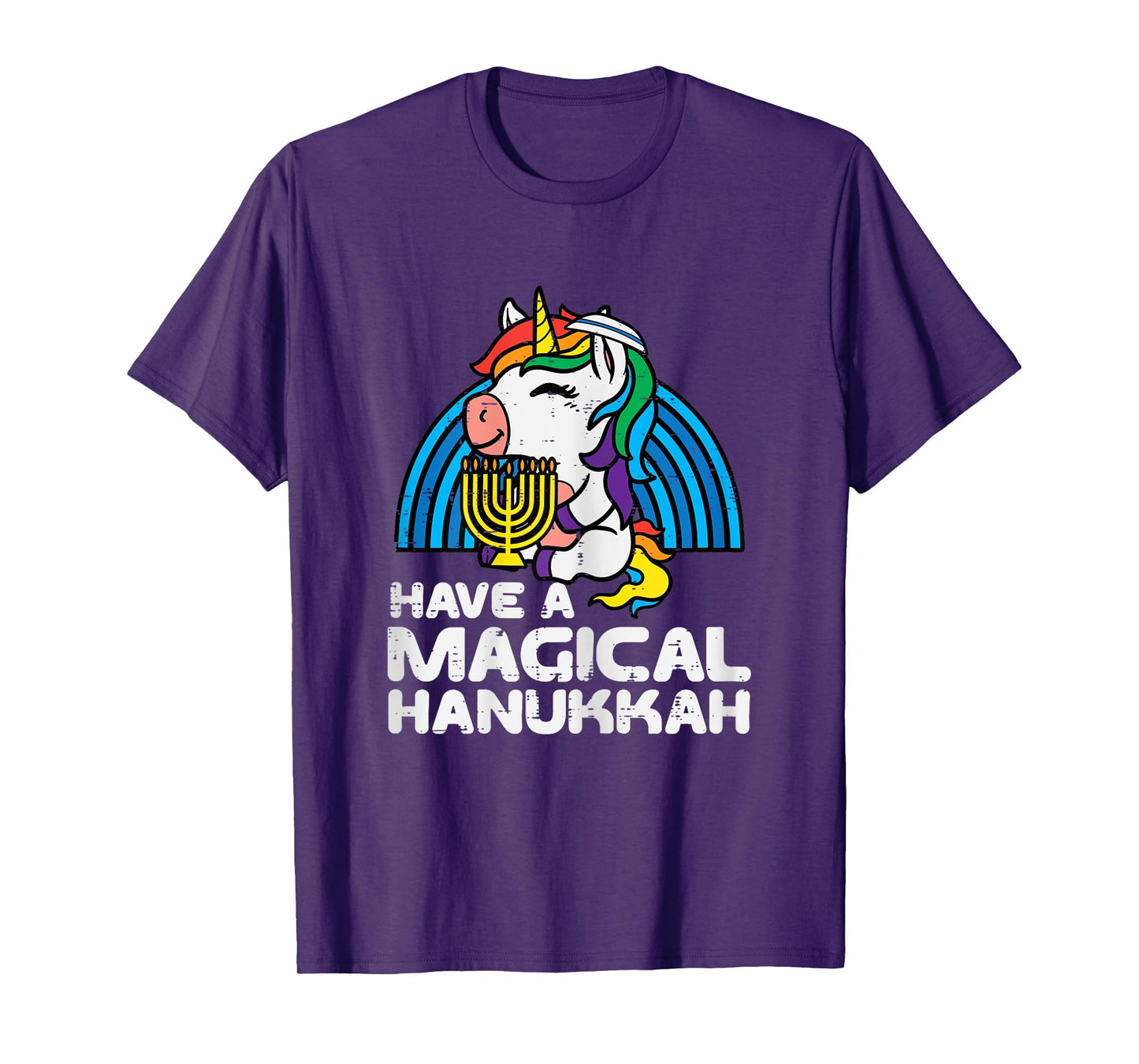Have Magical Hanukkah Unicorn Chanukah Girls Kids Toddlers T-Shirt