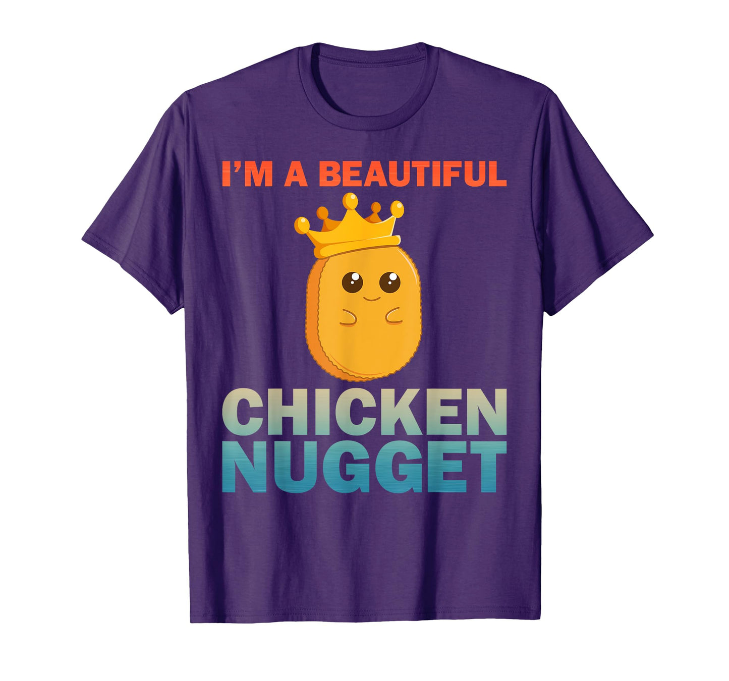 Cute Chicken Nugget Art For Women Girls Chicken Nugget Lover T-Shirt