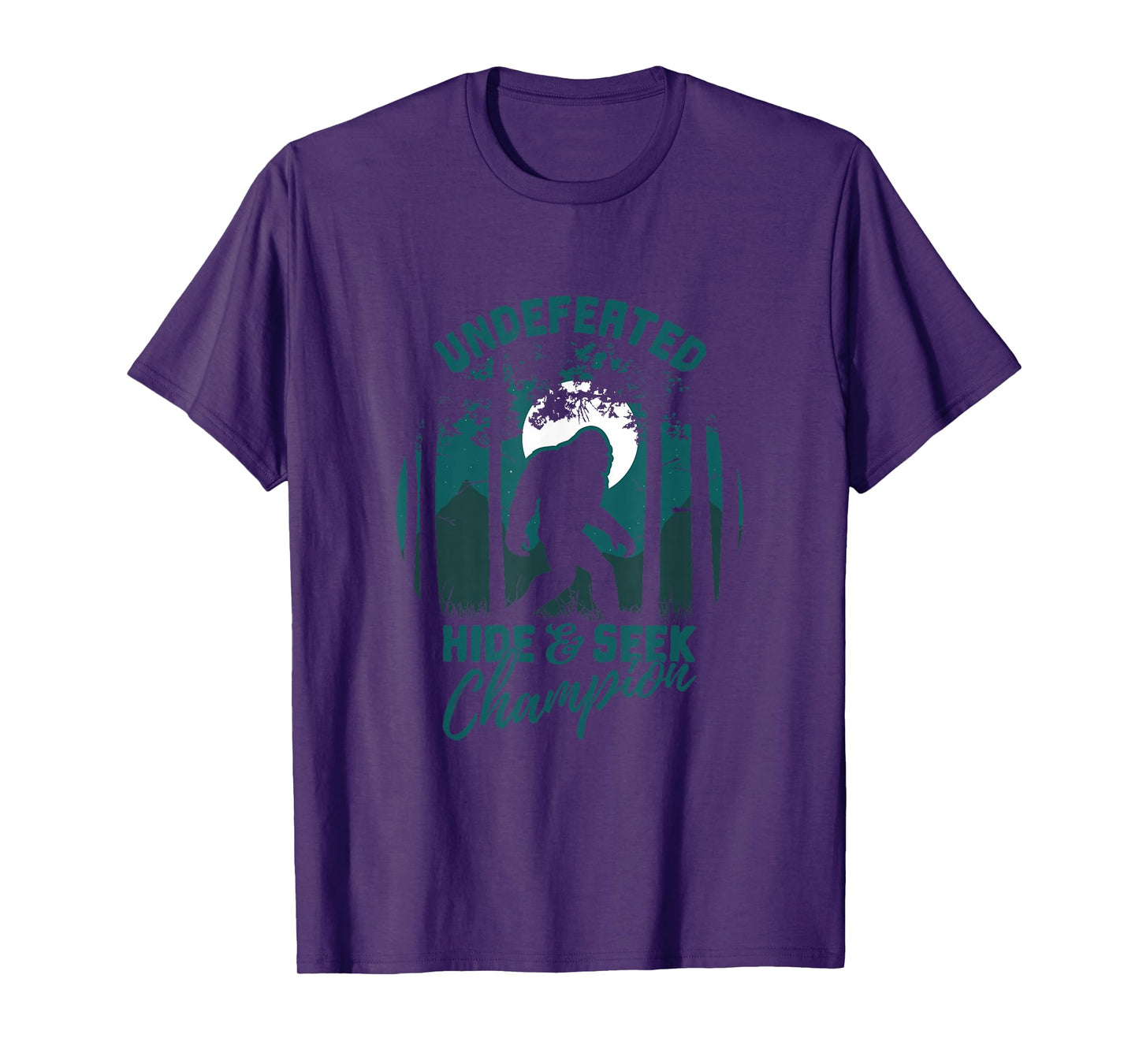 Bigfoot Undefeated Hide and Seek Champion Shirt T-Shirt